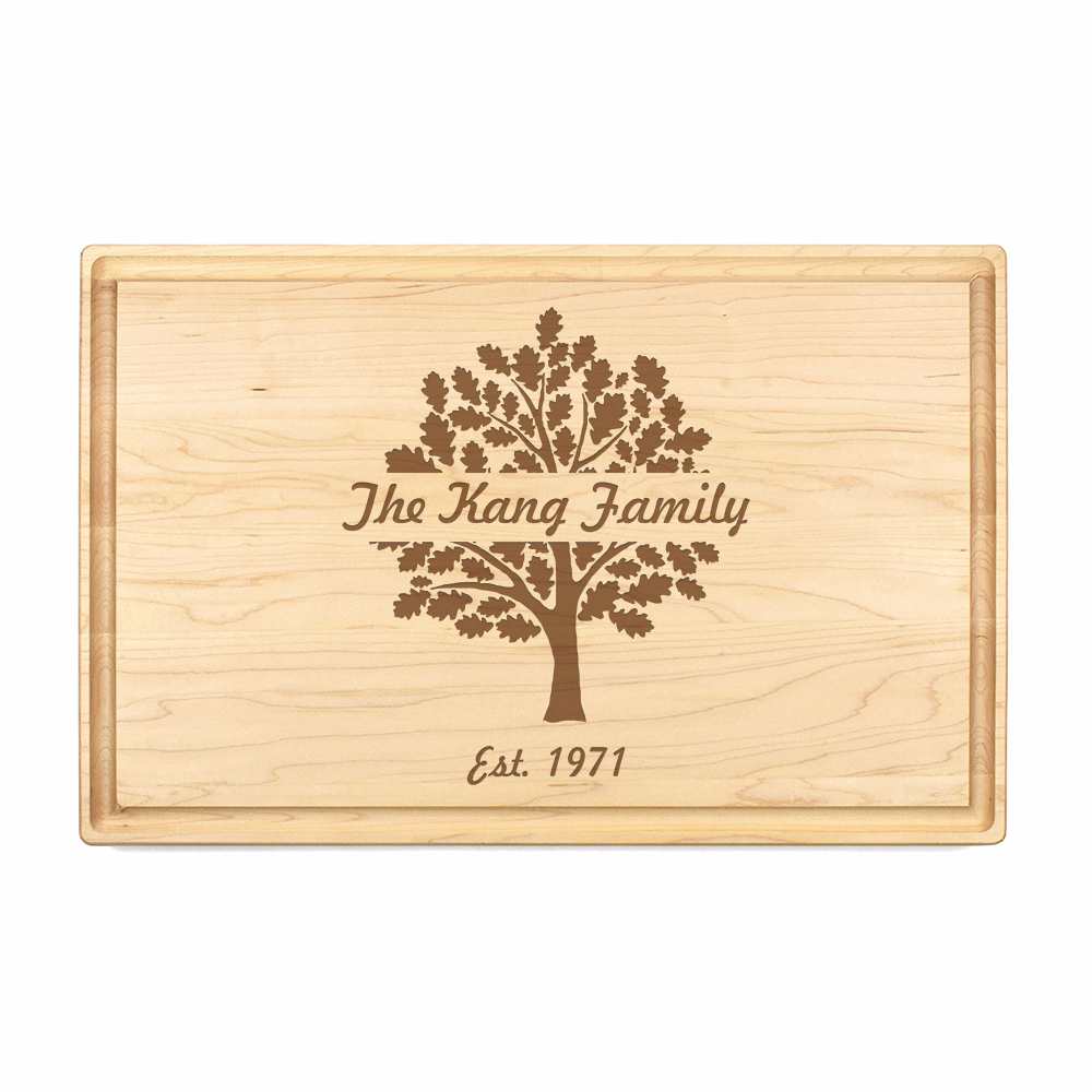 Tree Customizable Cutting Board - Premium Cutting Boards from Hipster Lasers - Just $90! Shop now at Hipster Lasers