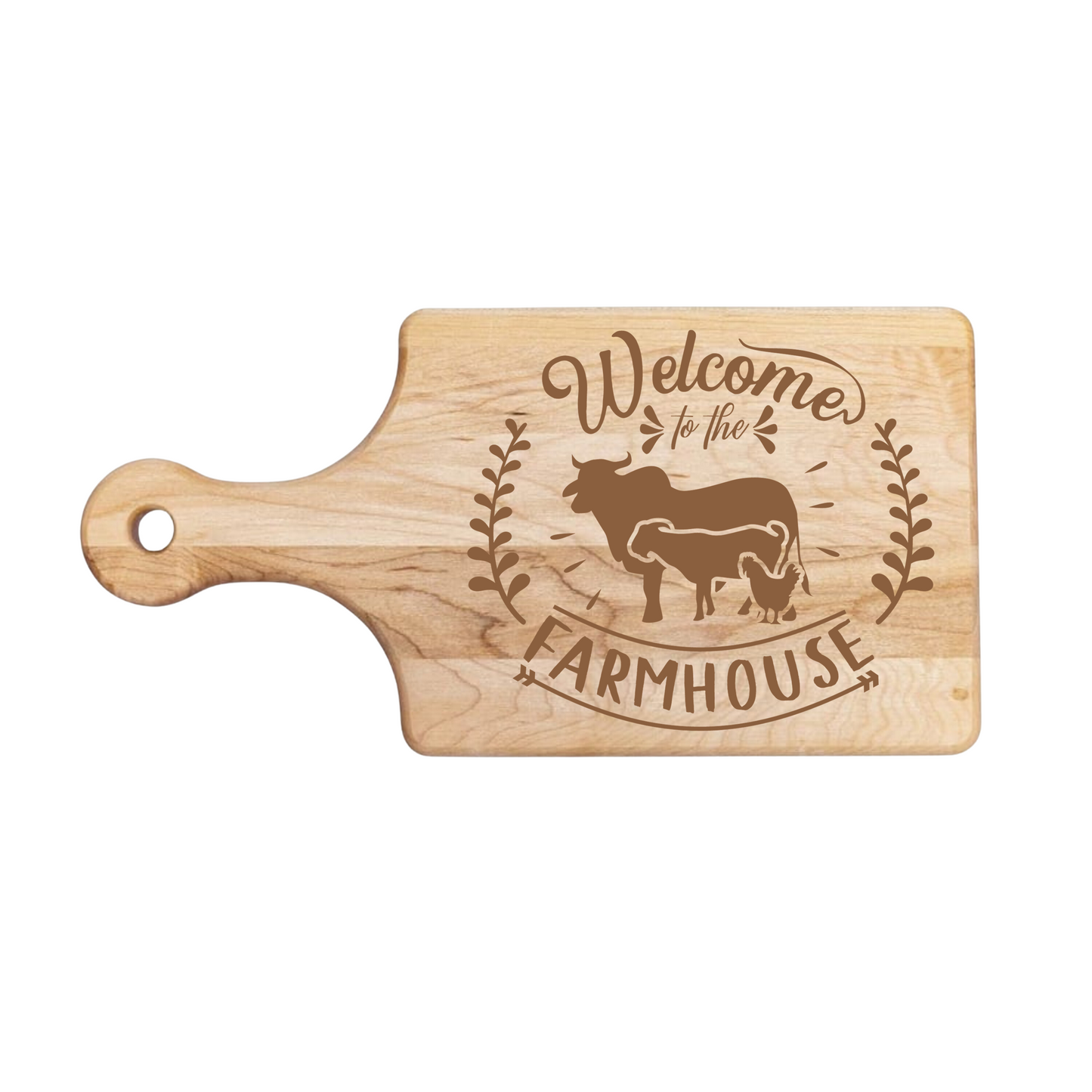 Welcome To The Farmhouse Cutting Board - Premium Cutting Boards from Hipster Lasers - Just $40! Shop now at Hipster Lasers