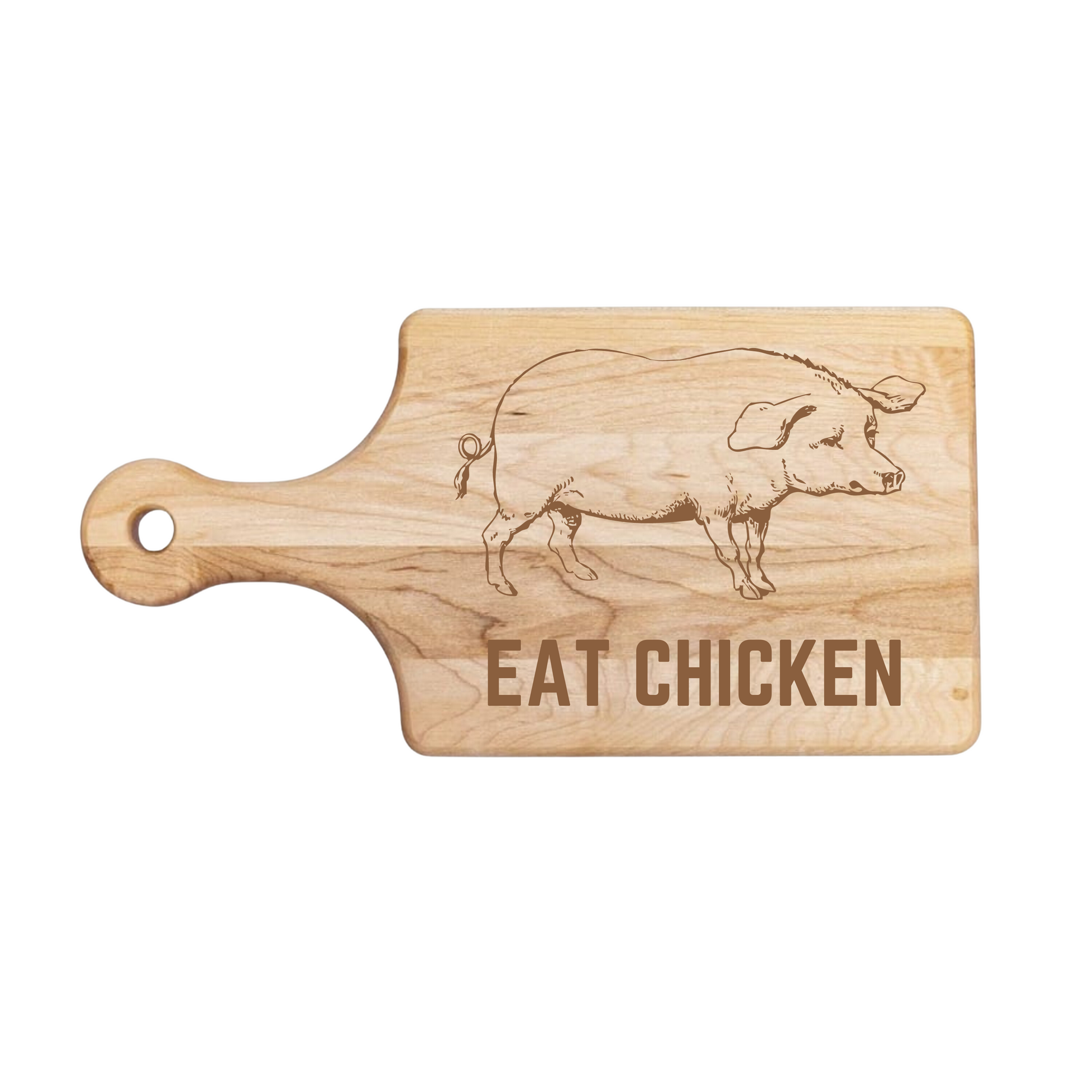 Eat Chicken Cutting Board - Premium Cutting Boards from Hipster Lasers - Just $40! Shop now at Hipster Lasers