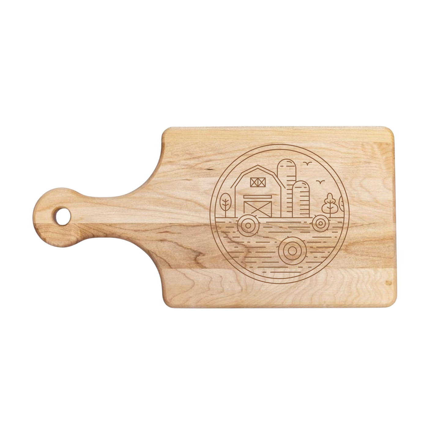 Abstract Farm Art Cutting Board - Premium Cutting Boards from Hipster Lasers - Just $70! Shop now at Hipster Lasers