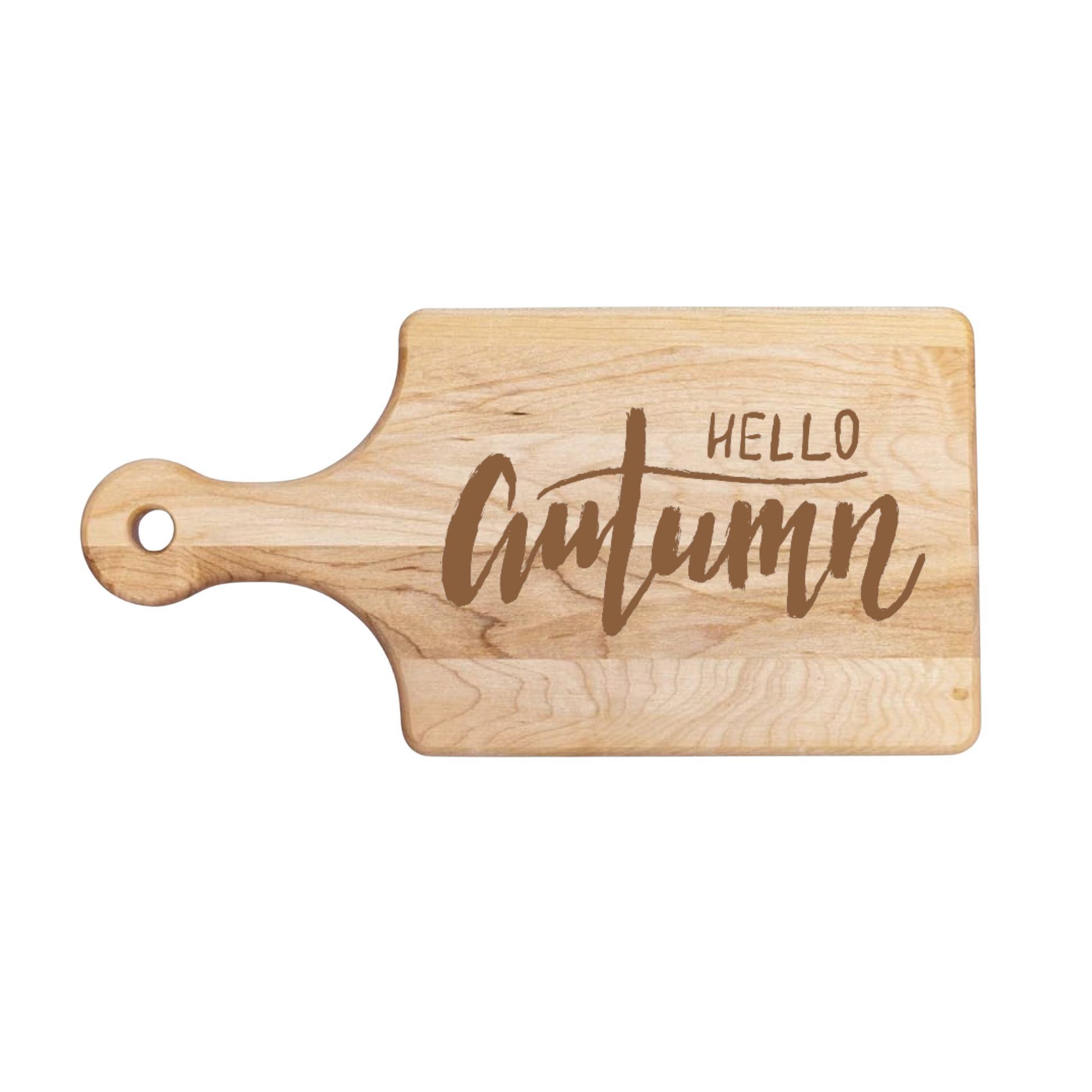 Hello Autumn Design Cutting Board - Premium Cutting Boards from Hipster Lasers - Just $40! Shop now at Hipster Lasers