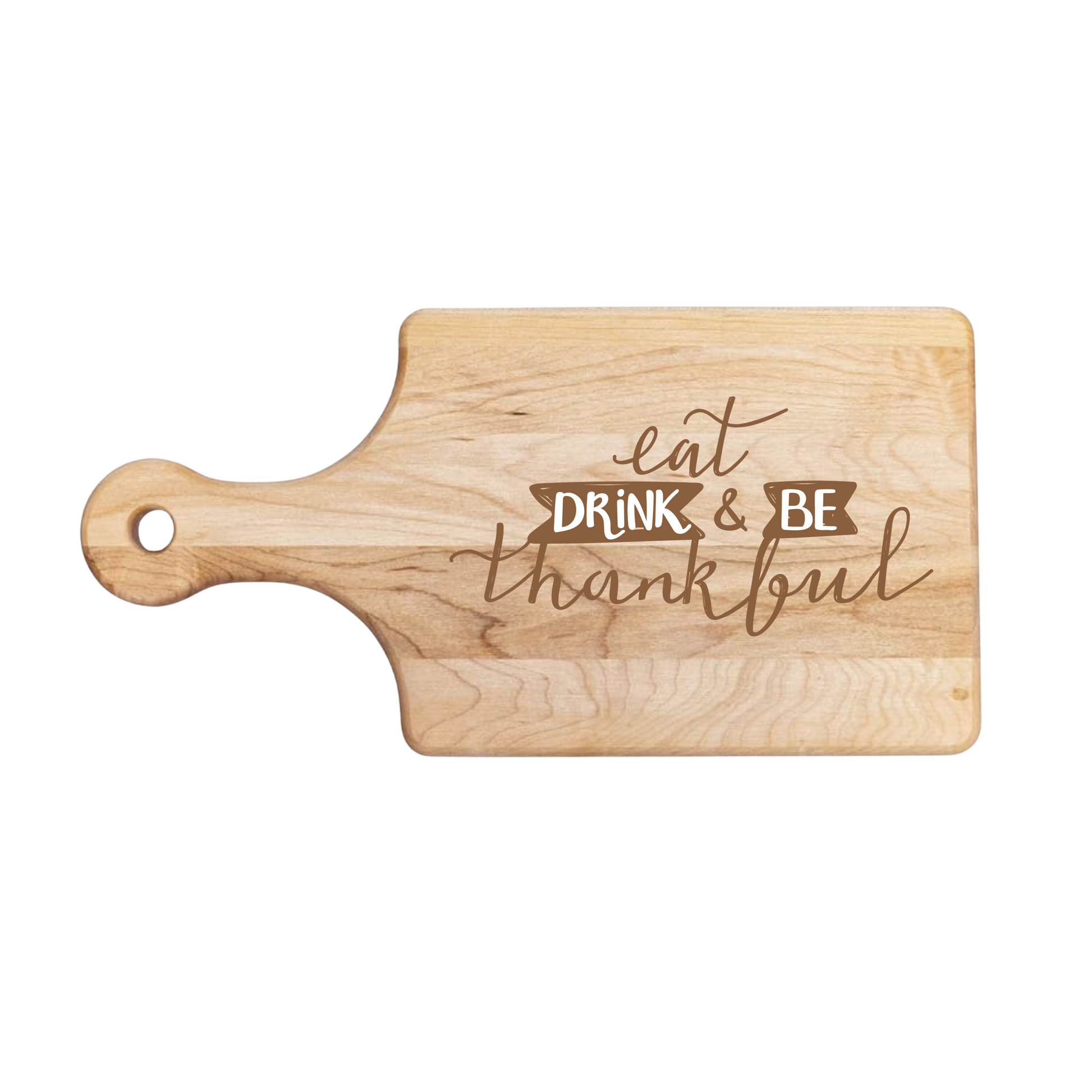 Eat Drink & Be Thankful Cutting Board - Premium Cutting Boards from Hipster Lasers - Just $40! Shop now at Hipster Lasers