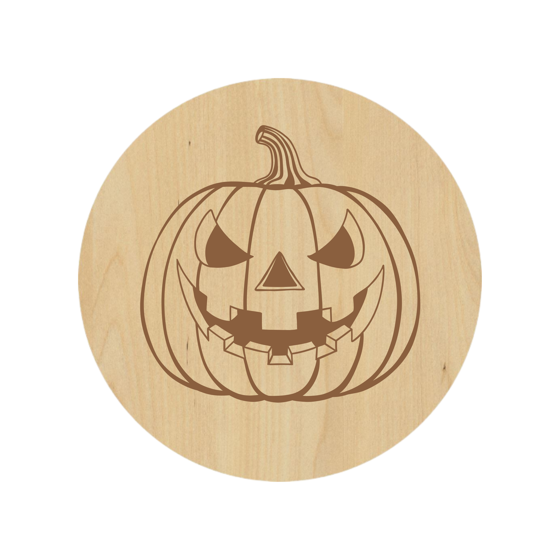 Halloween Jack-o-lantern Coaster Set - Premium Coaster from Hipster Lasers - Just $40! Shop now at Hipsterlasers