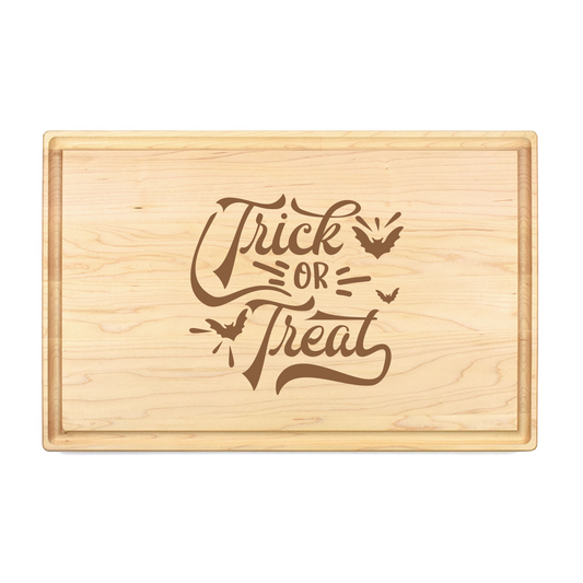 Trick or Treat Cutting Board - Premium Cutting Boards from Hipsterlasers - Just $90! Shop now at Hipsterlasers