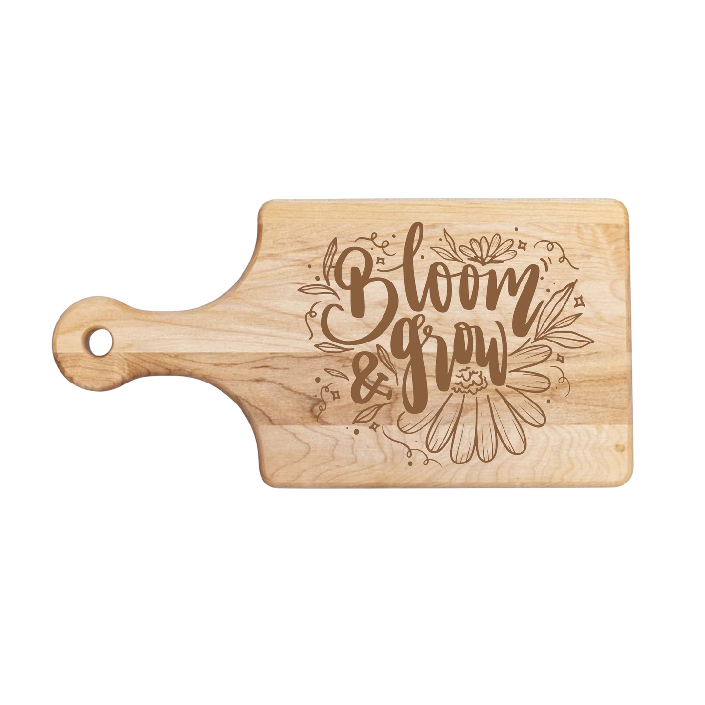 Bloom And Grow Cutting Board - Premium Cutting Boards from Hipster Lasers - Just $40! Shop now at Hipster Lasers