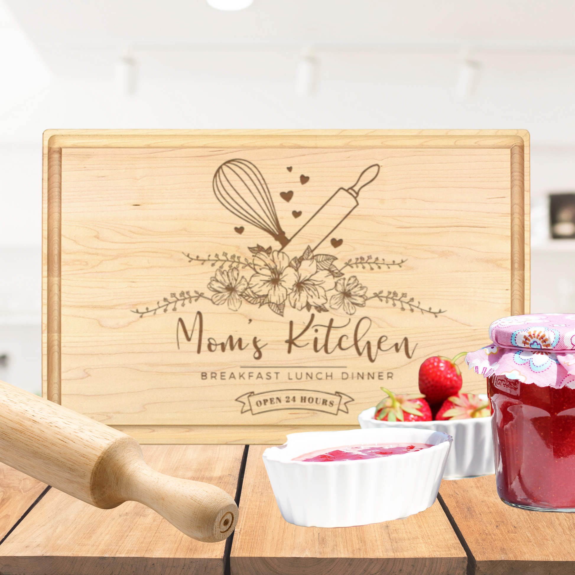 Mom s Kitchen Cutting Board Best Price in 2024 at Hipster Lasers