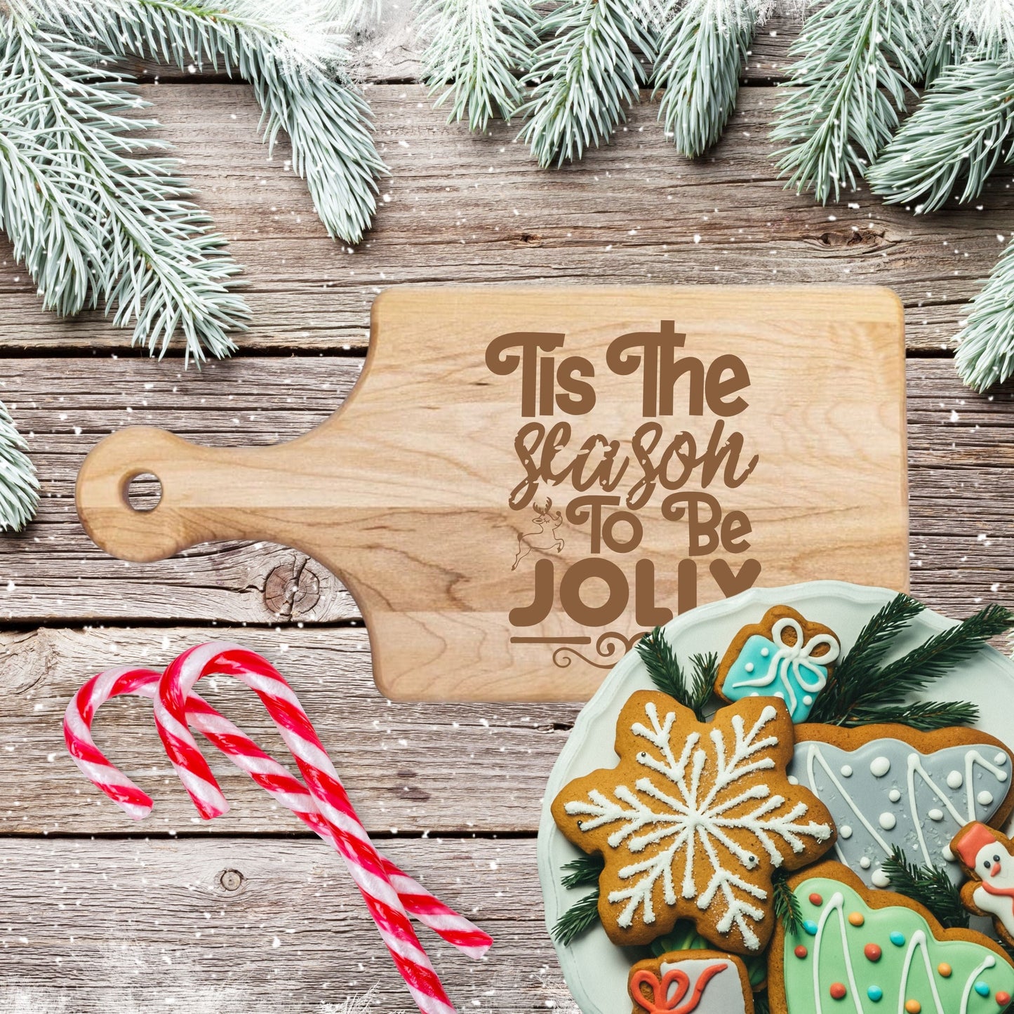 Copy of Naughty or Nice Cutting Board - Premium Cutting Boards from Hipster Lasers - Just $40! Shop now at Hipster Lasers
