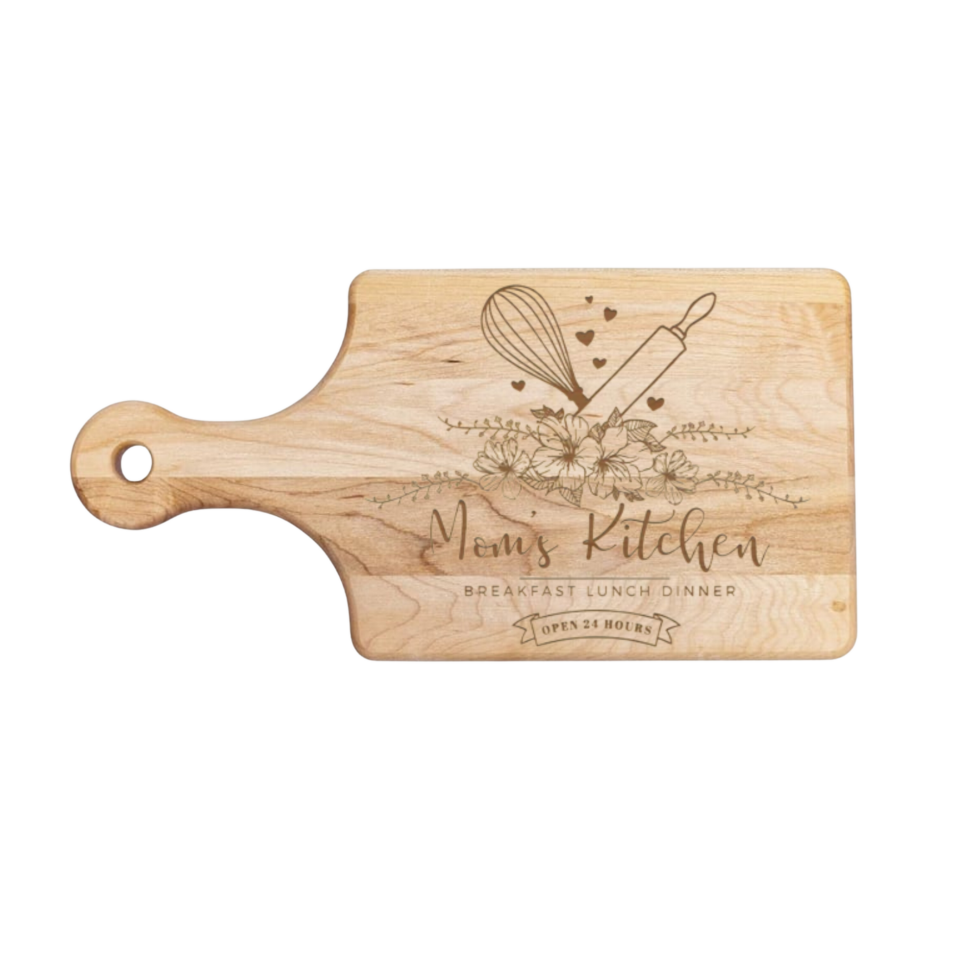 Mom's Kitchen Cutting Board - Premium Cutting Boards from Hipster Lasers - Just $70! Shop now at Hipster Lasers
