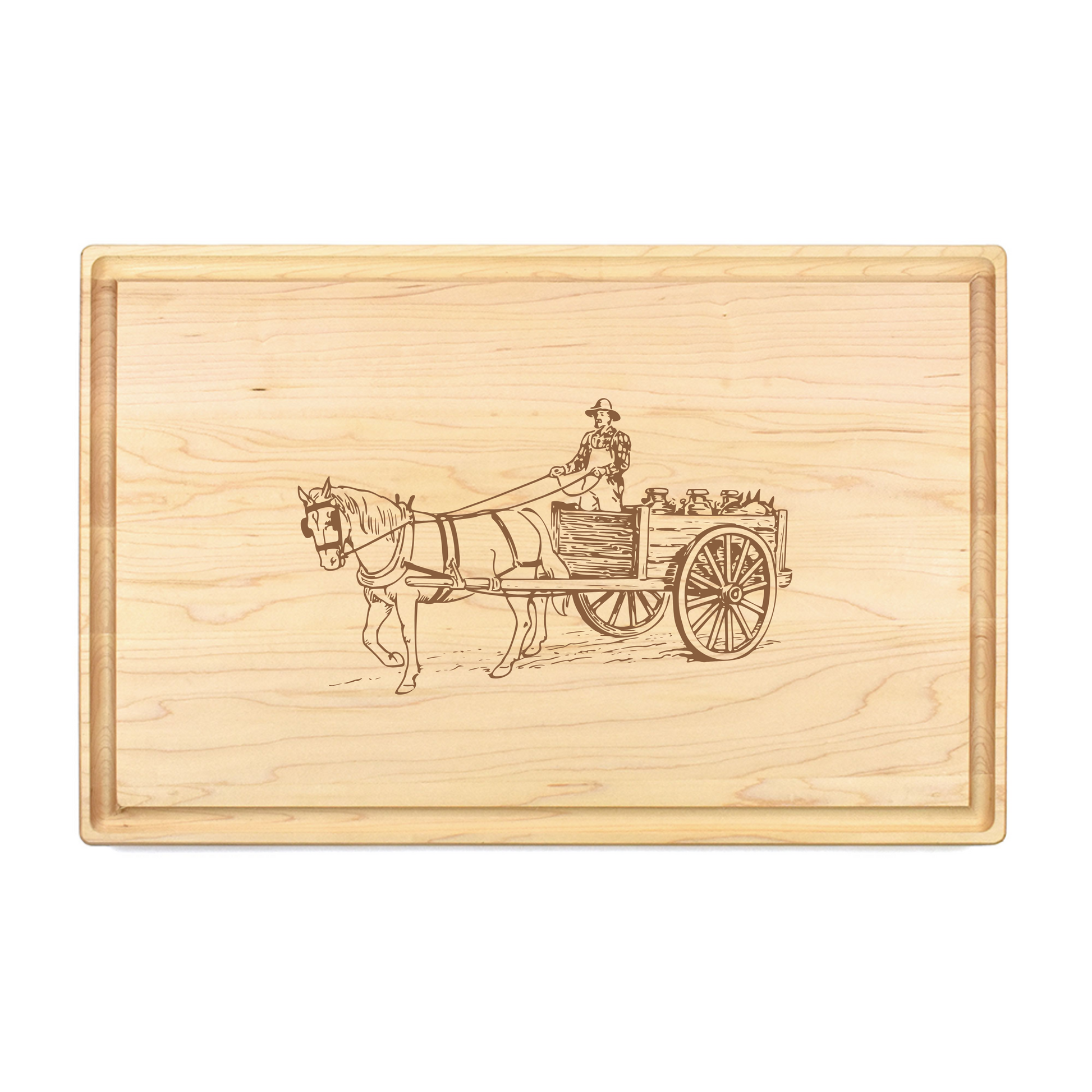 Copy of Abstract Farm Art Cutting Board - Premium Cutting Boards from Hipster Lasers - Just $90! Shop now at Hipster Lasers