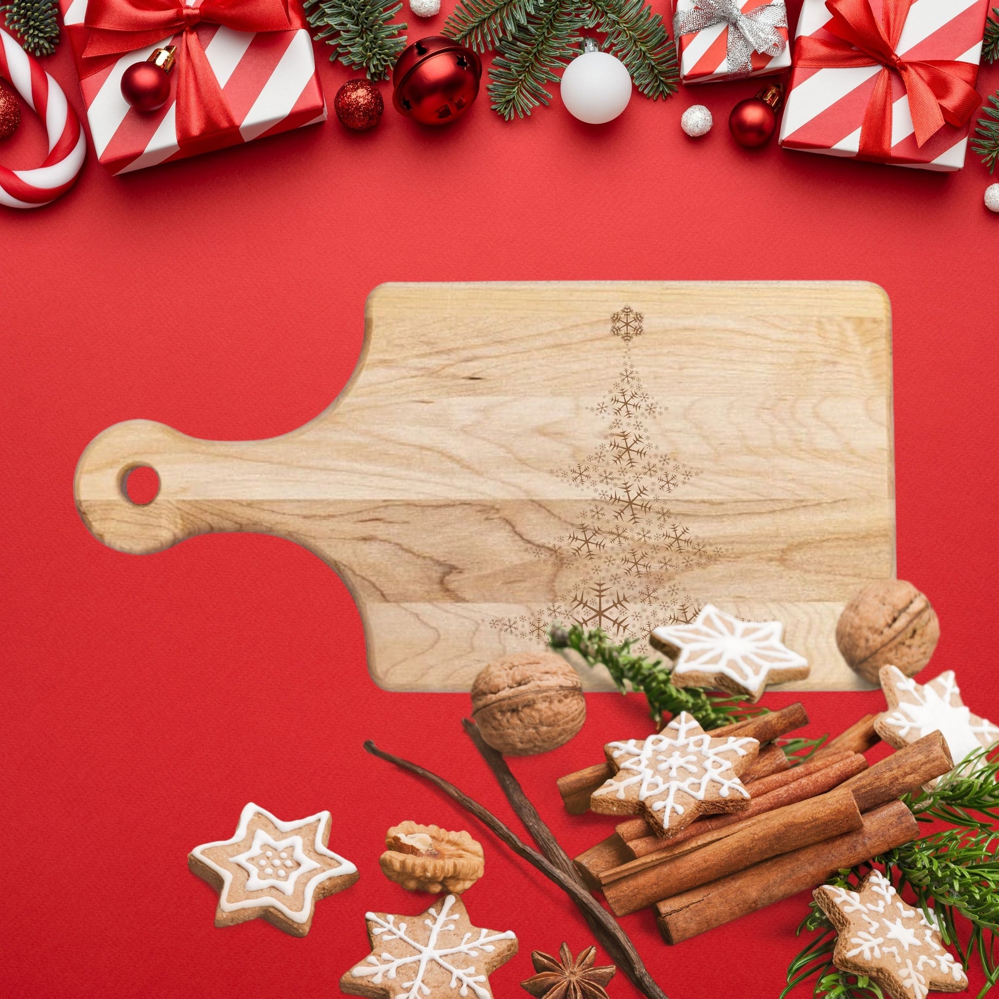 O Christmas Tree Cutting Board - Premium Cutting Boards from Hipster Lasers - Just $40! Shop now at Hipster Lasers