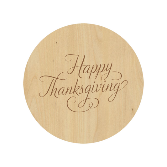 Thanksgiving Blessings Coaster Set - Premium Coaster from Hipster Lasers - Just $40! Shop now at Hipsterlasers
