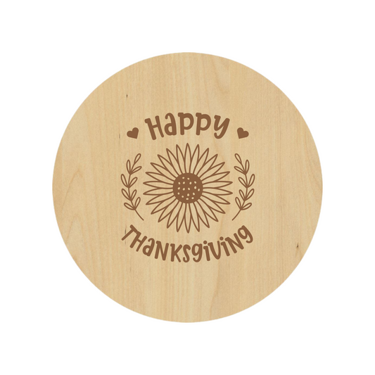 Thanksgiving Loving Coaster Set - Premium Coaster from Hipster Lasers - Just $40! Shop now at Hipsterlasers