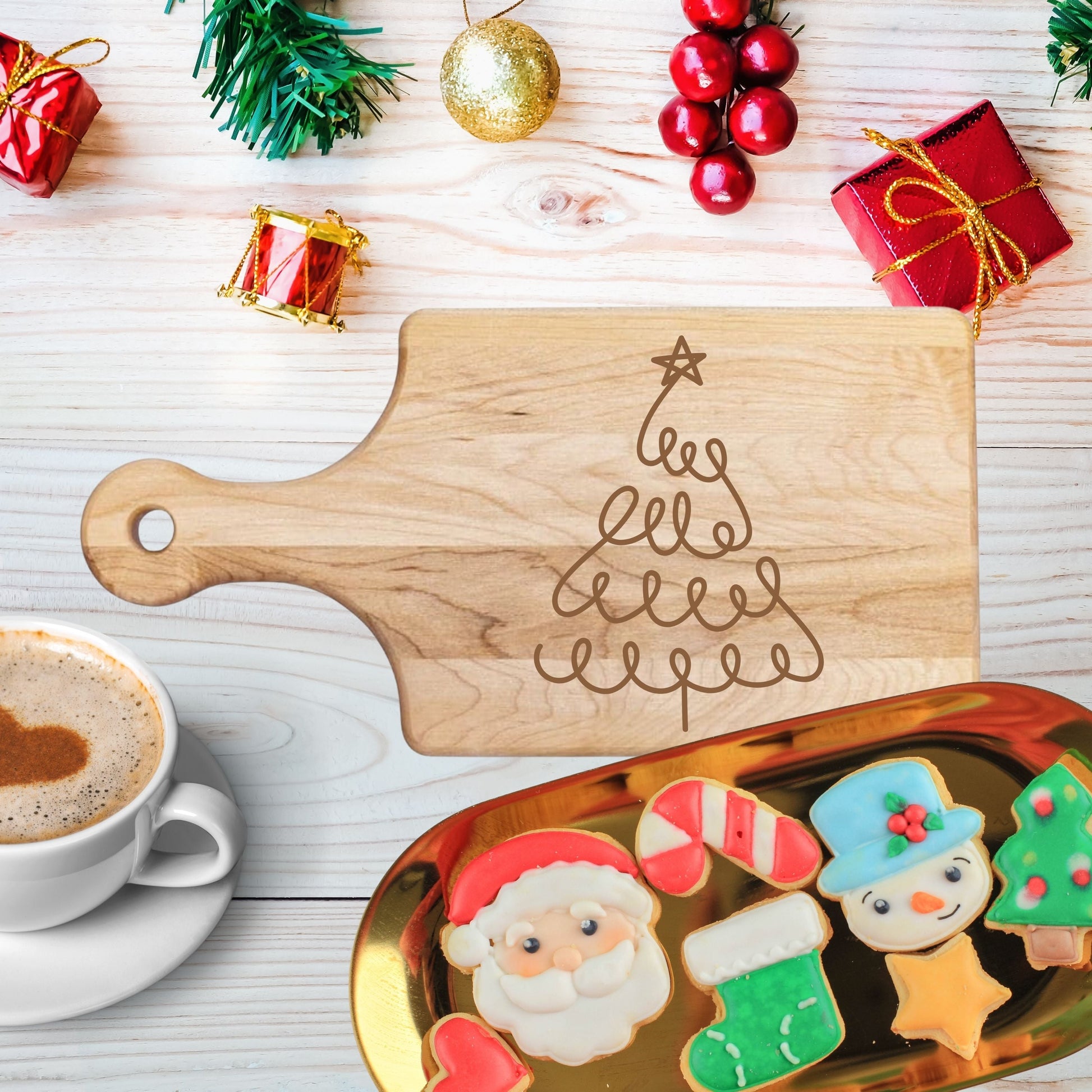 Festive Flavors Cutting Board - Premium Cutting Boards from Hipster Lasers - Just $40! Shop now at Hipster Lasers