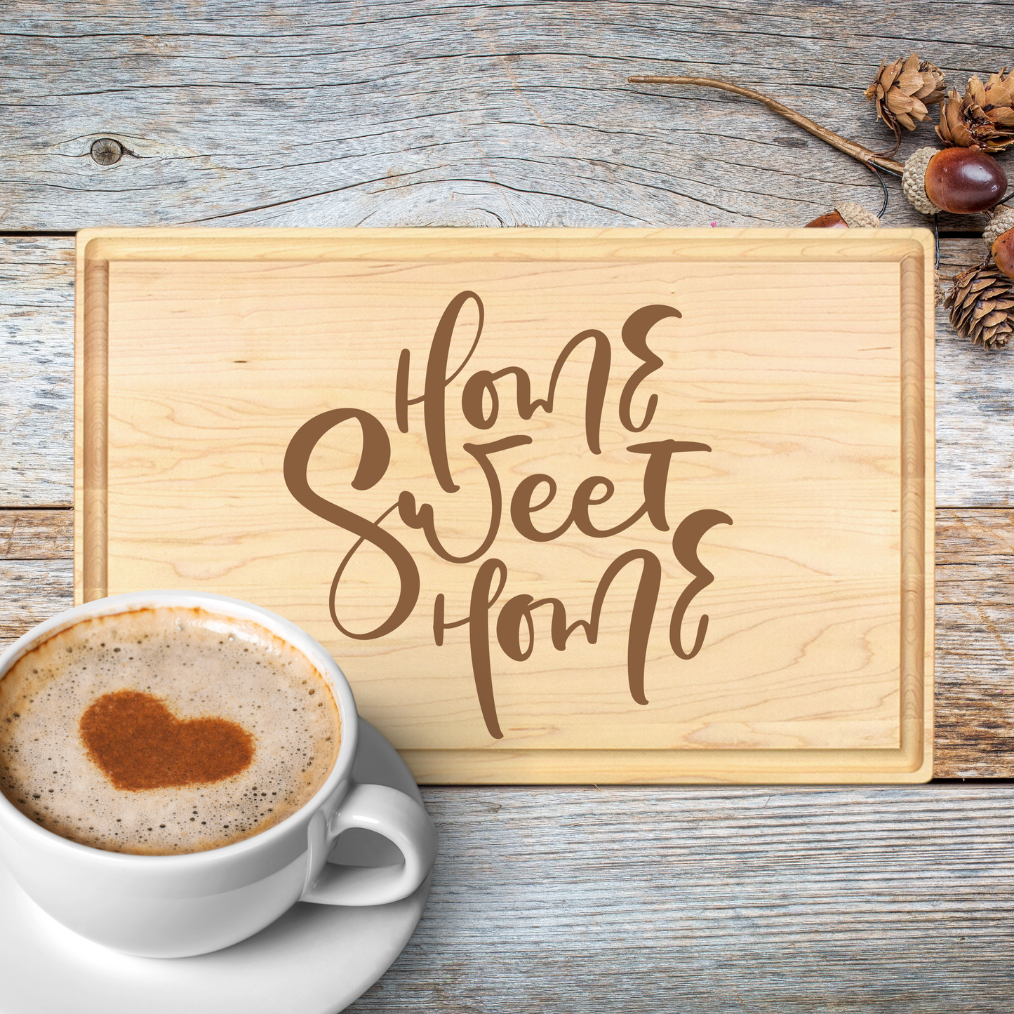 Home Sweet Home Love Cutting Board - Premium Cutting Boards from Hipster Lasers - Just $40! Shop now at Hipster Lasers