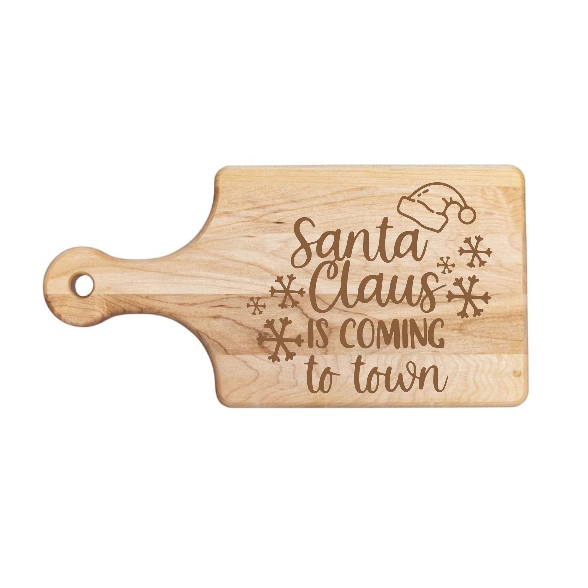 Santa Claus Is Coming To Town Cutting Board - Premium Cutting Boards from Hipster Lasers - Just $40! Shop now at Hipster Lasers