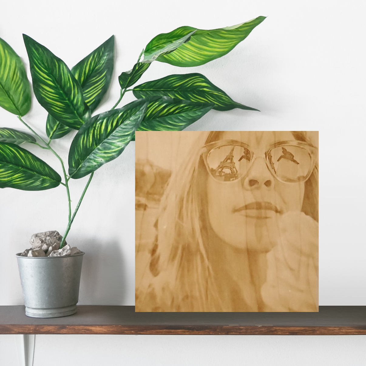 Custom Wood Engraved Photos Best Price in 2024 at Hipster Lasers