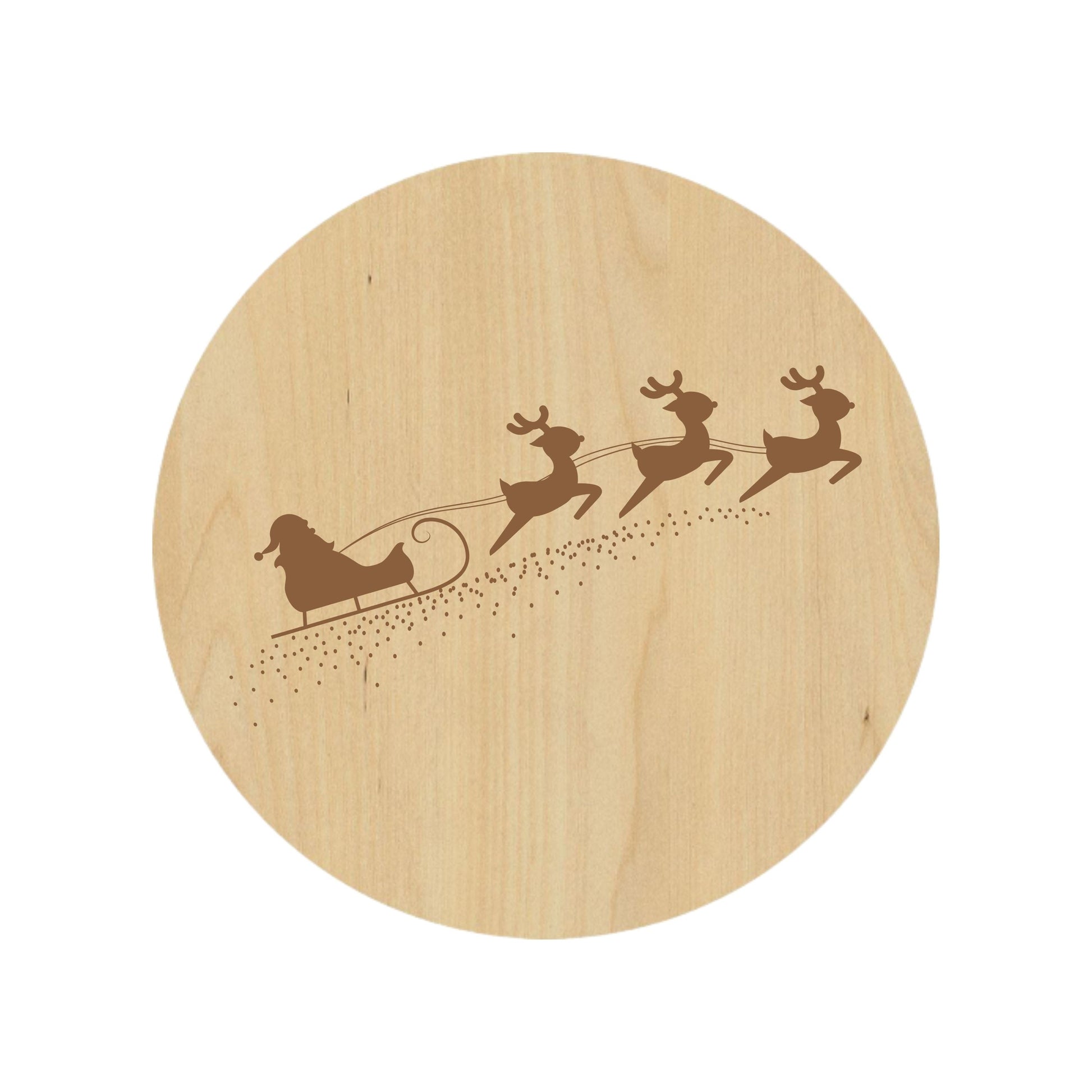 Sleigh Bells Coaster - Premium Coasters from Hipster Lasers - Just $10! Shop now at Hipster Lasers