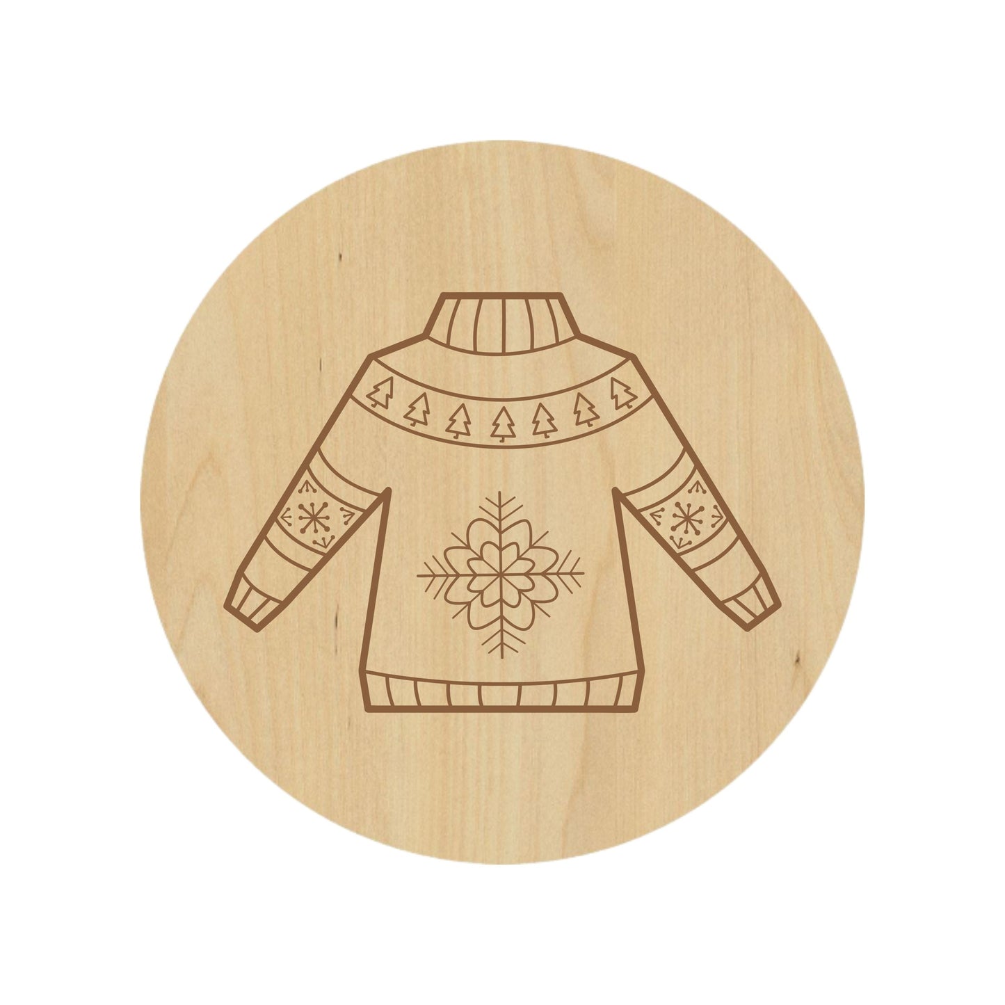 Ugly Sweater Coaster - Premium Coasters from Hipster Lasers - Just $10! Shop now at Hipster Lasers