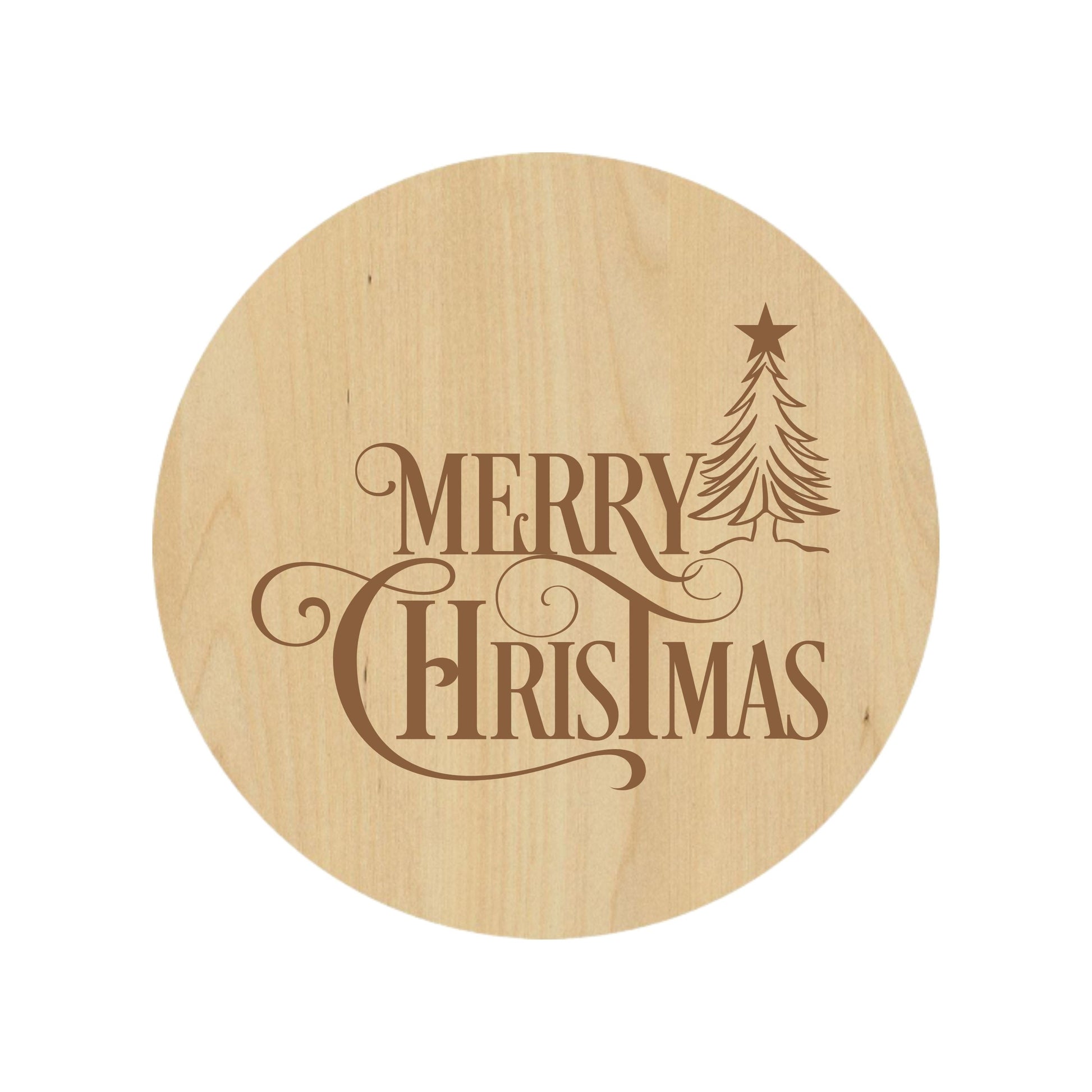 Merry Christmas Coaster - Premium Coasters from Hipster Lasers - Just $10! Shop now at Hipster Lasers