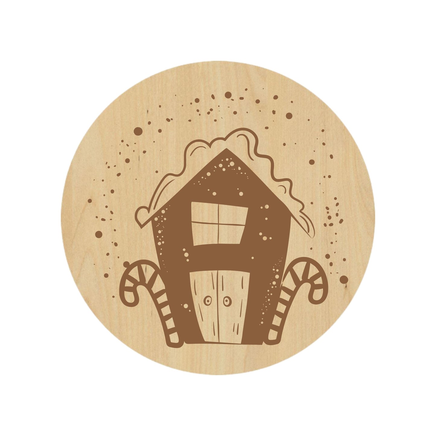 Gingerbread Dreams Coaster - Premium Coasters from Hipster Lasers - Just $10! Shop now at Hipster Lasers