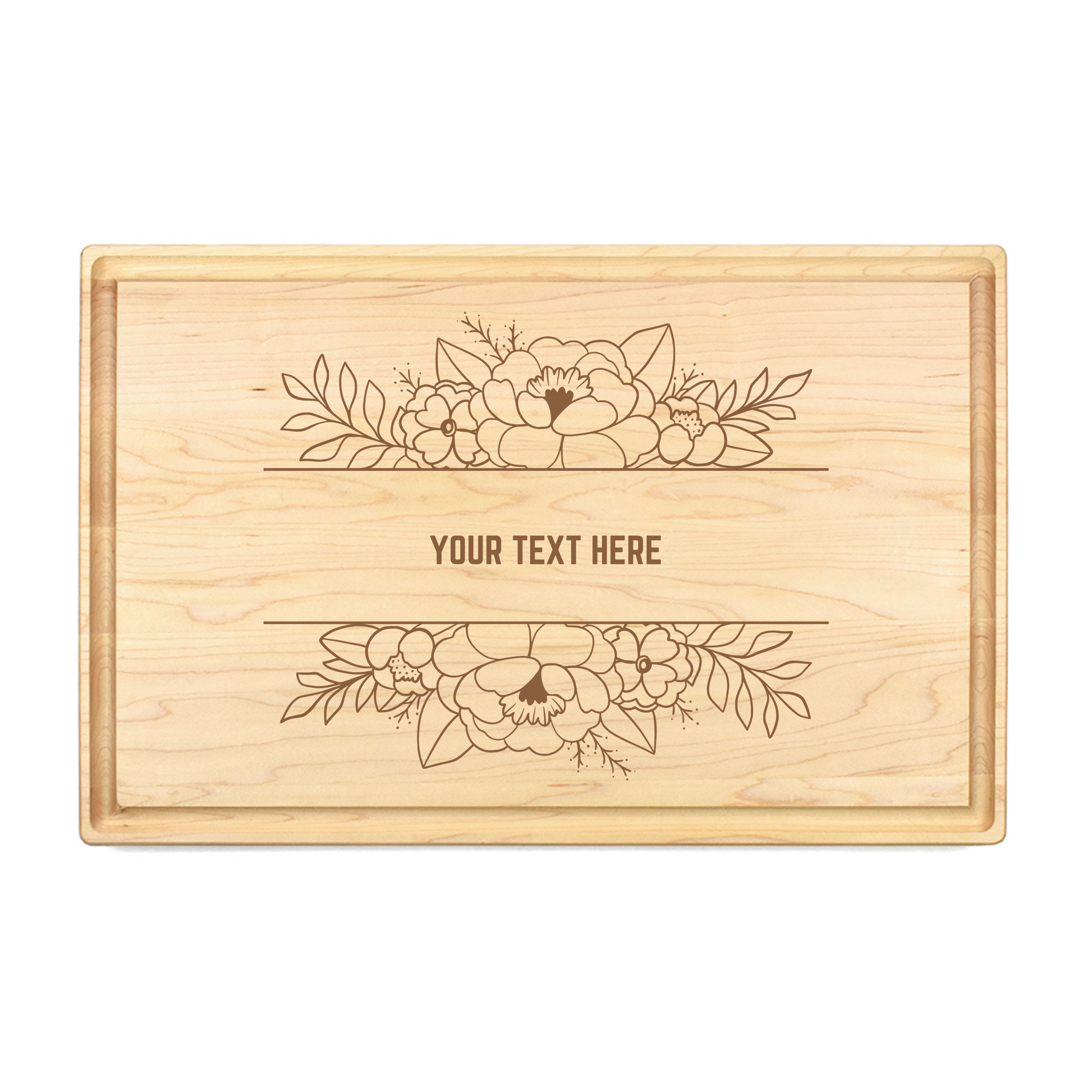 Copy of Custom Romantic Rose Cutting Board - Premium Cutting Boards from Hipster Lasers - Just $90! Shop now at Hipster Lasers