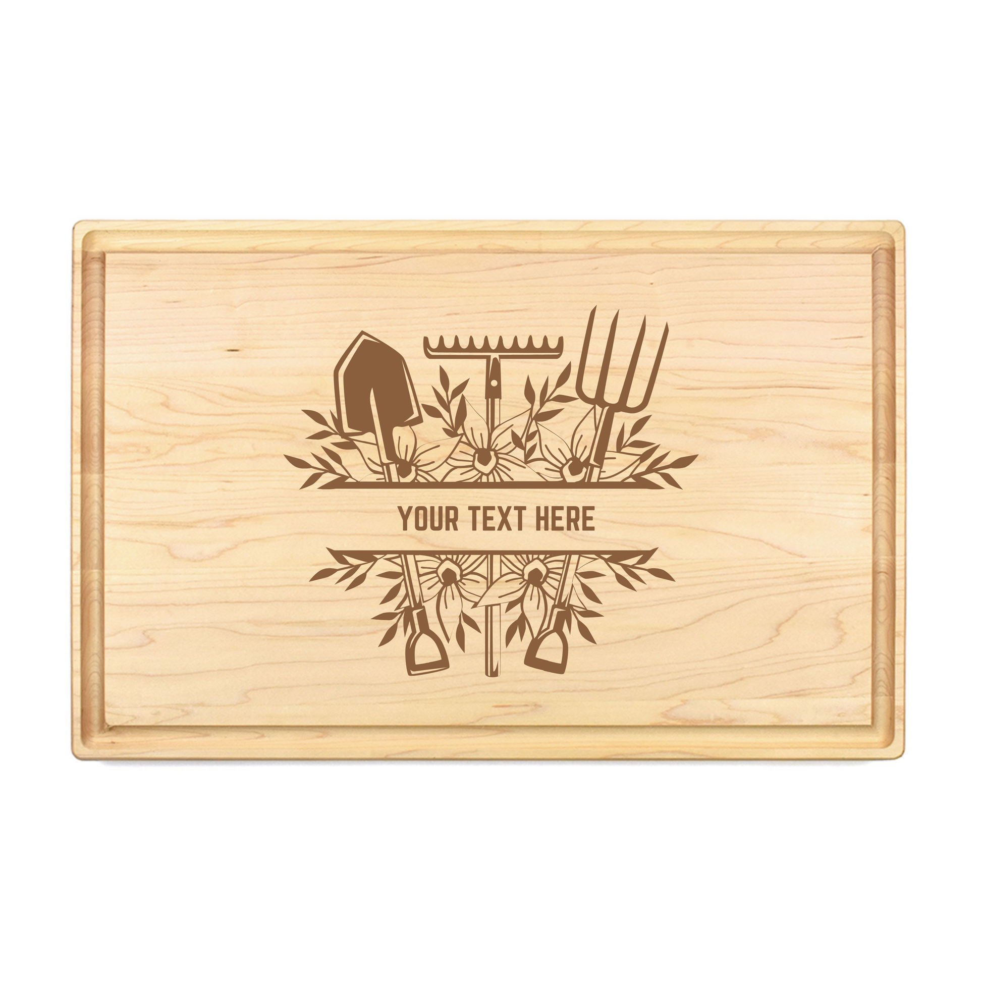 Copy of Custom Country Floral Design Cutting Board - Premium Cutting Boards from Hipster Lasers - Just $90! Shop now at Hipster Lasers