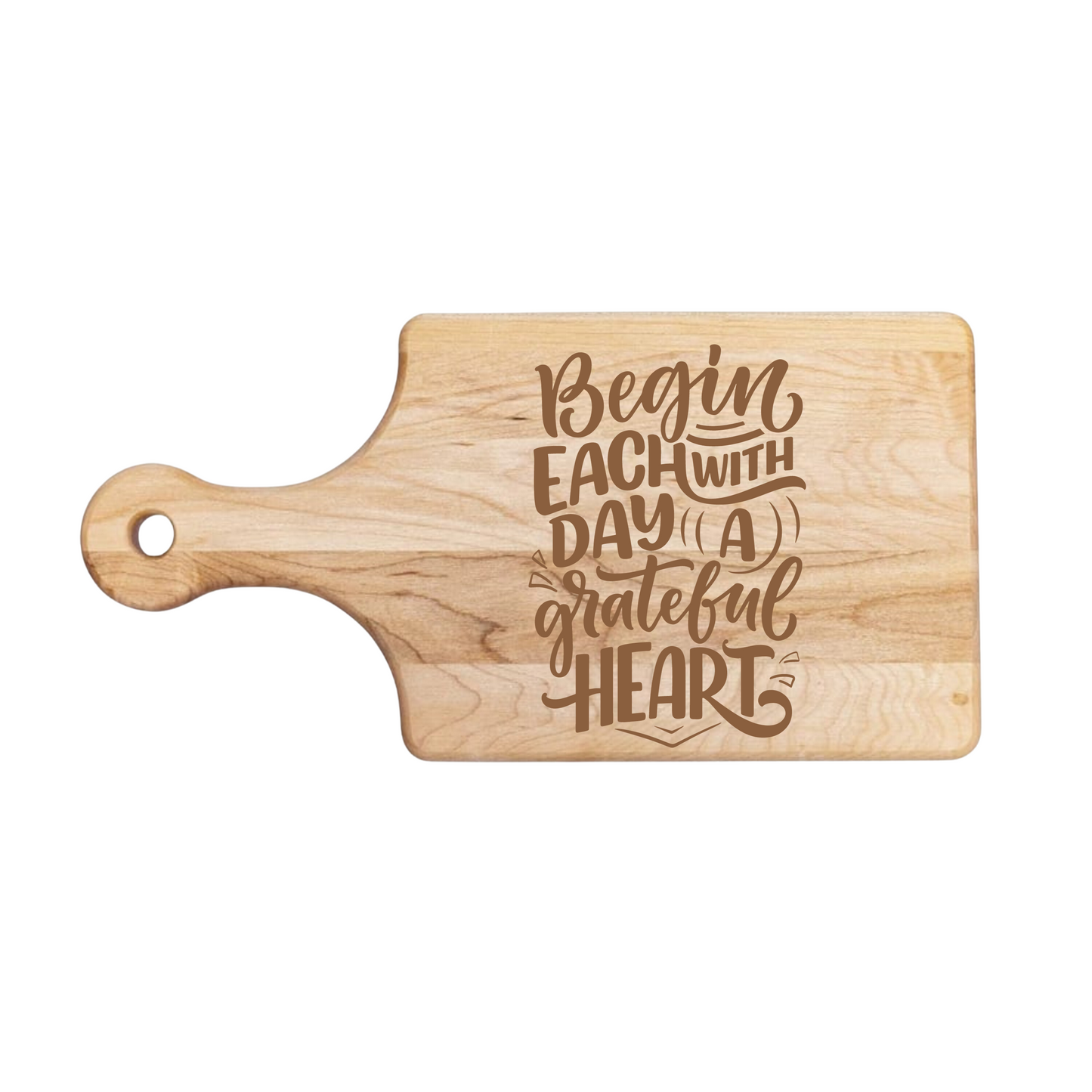 Begin Each Day Cutting Board - Premium Cutting Boards from Hipster Lasers - Just $40! Shop now at Hipster Lasers