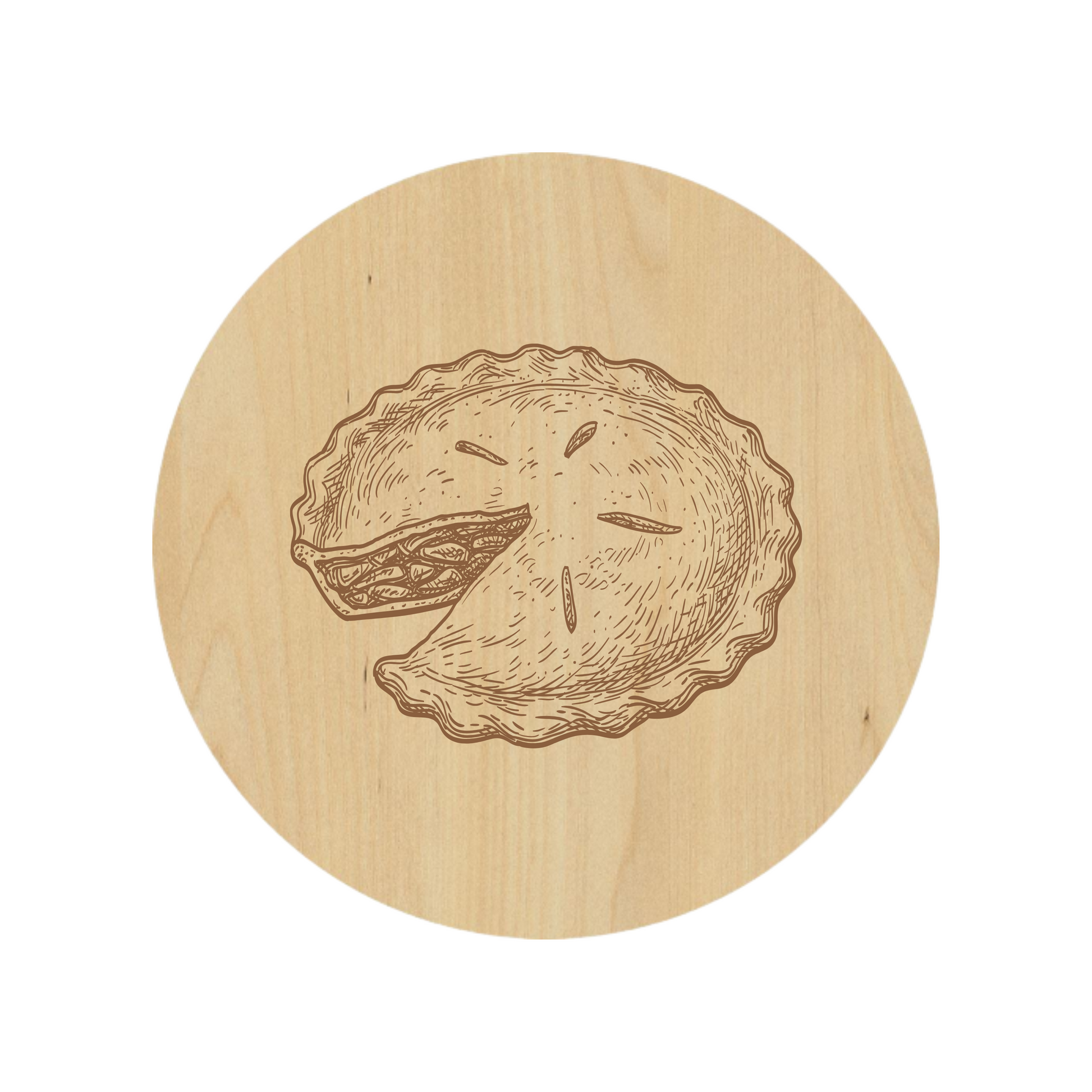 Apple Pie Coaster Set - Premium Coaster from Hipster Lasers - Just $40! Shop now at Hipsterlasers