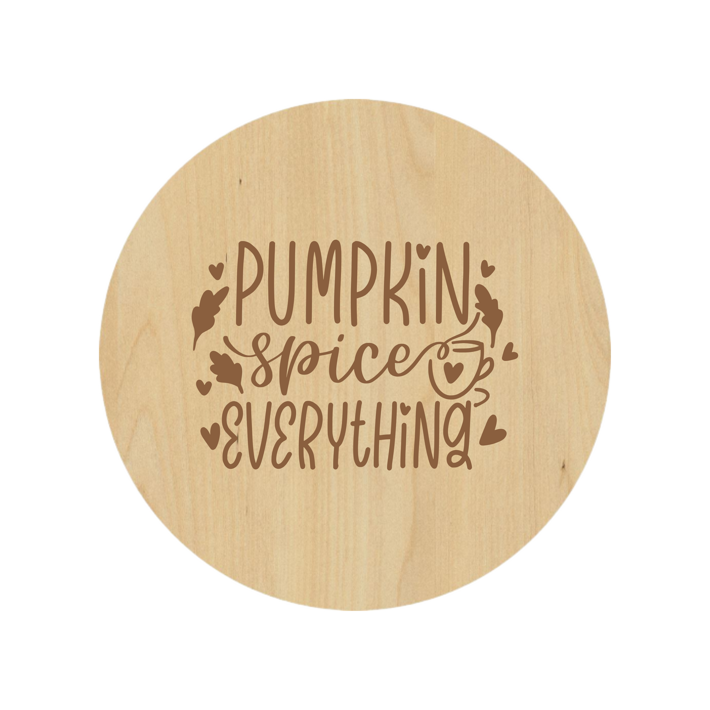 Pumpkin Spice & Everything Nice Coaster Set - Premium Coaster from Hipster Lasers - Just $40! Shop now at Hipsterlasers