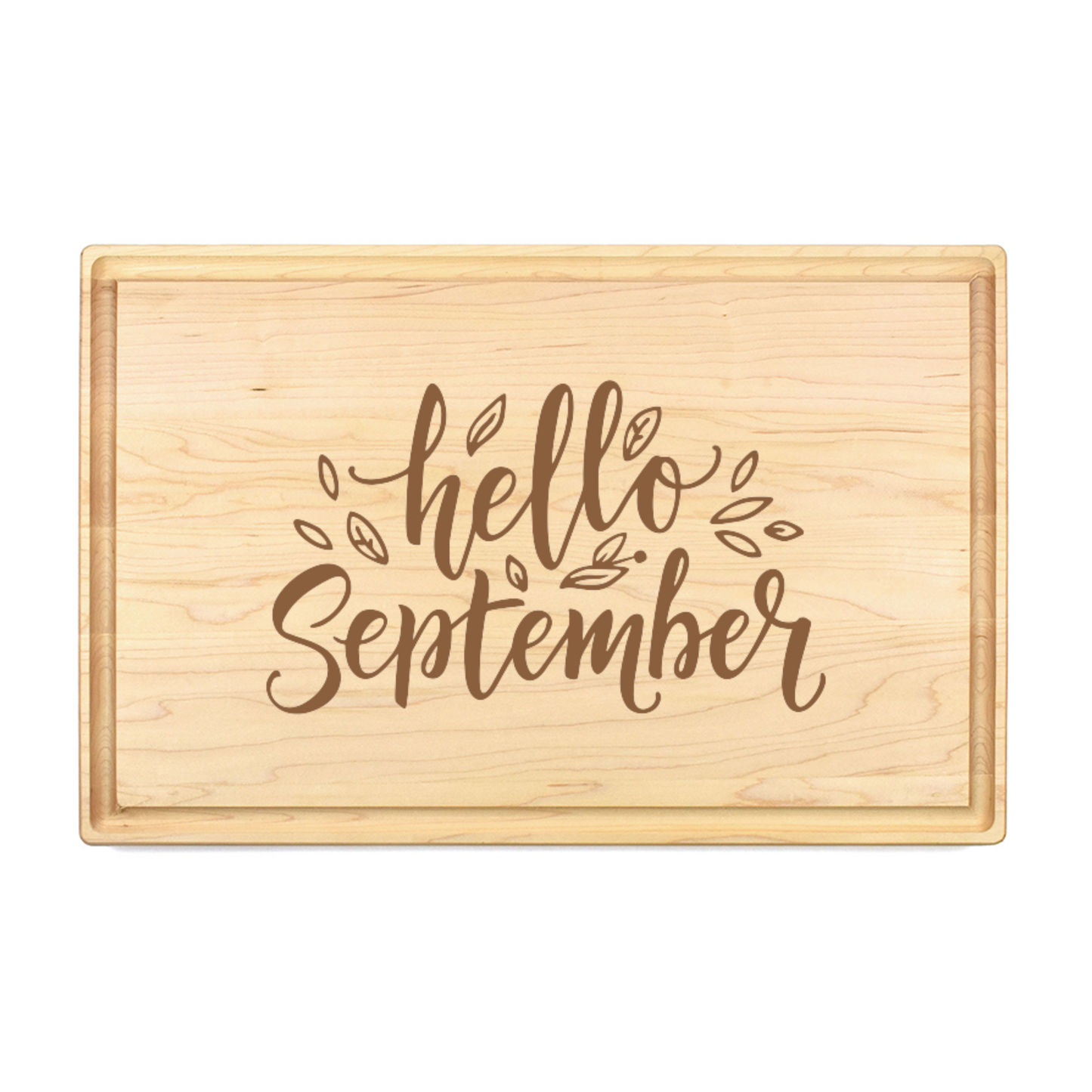 Copy of Hello September Cutting Board - Premium Cutting Boards from Hipsterlasers - Just $90! Shop now at Hipsterlasers