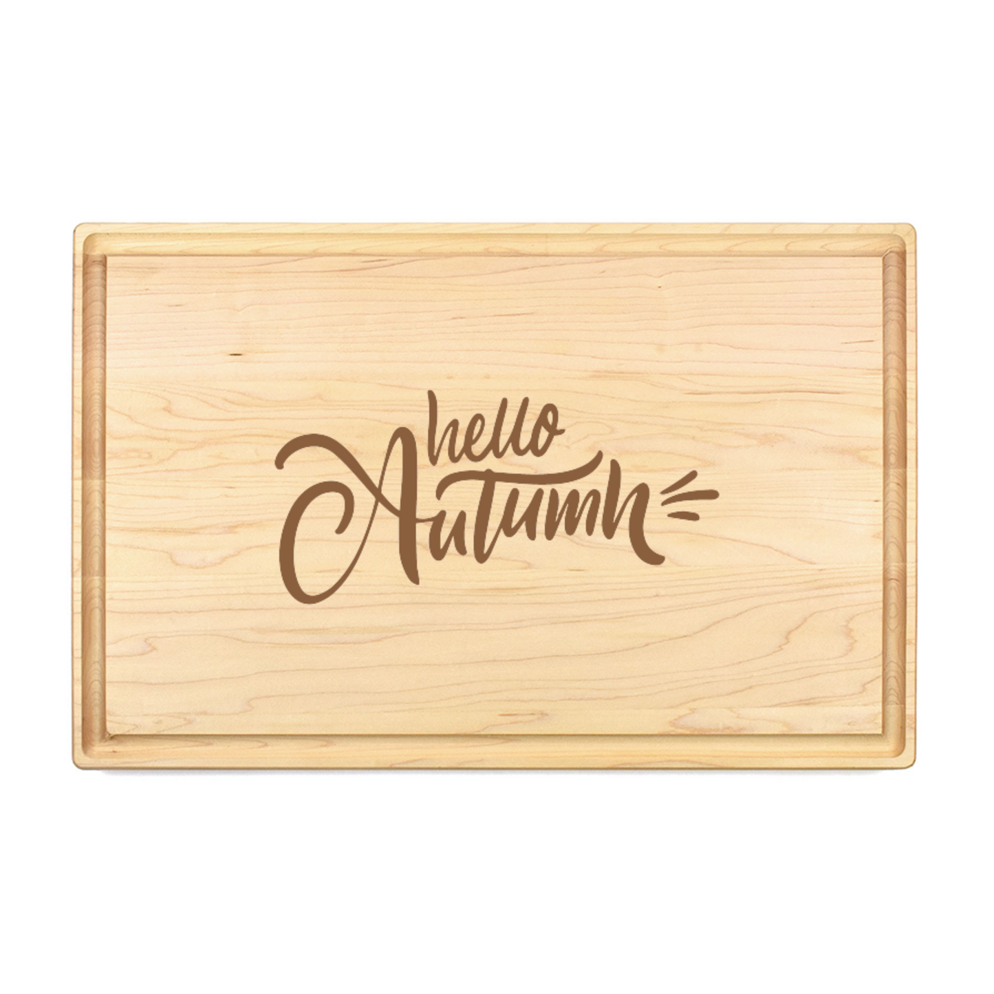 Hello Autumn Cutting Board - Premium Cutting Boards from Hipster Lasers - Just $90! Shop now at Hipsterlasers