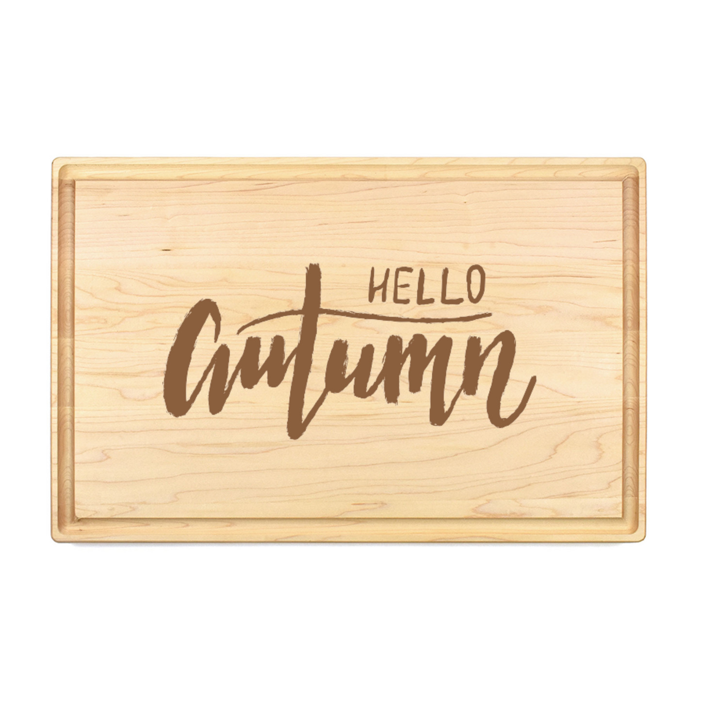 Hello Autumn Design Cutting Board - Premium Cutting Boards from Hipster Lasers - Just $90! Shop now at Hipsterlasers