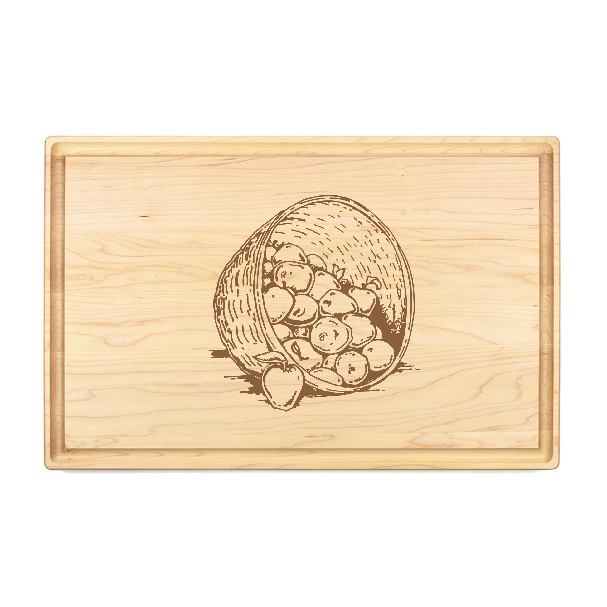 Copy of Basket of Apples Cutting Board - Premium Cutting Boards from Hipsterlasers - Just $90! Shop now at Hipsterlasers