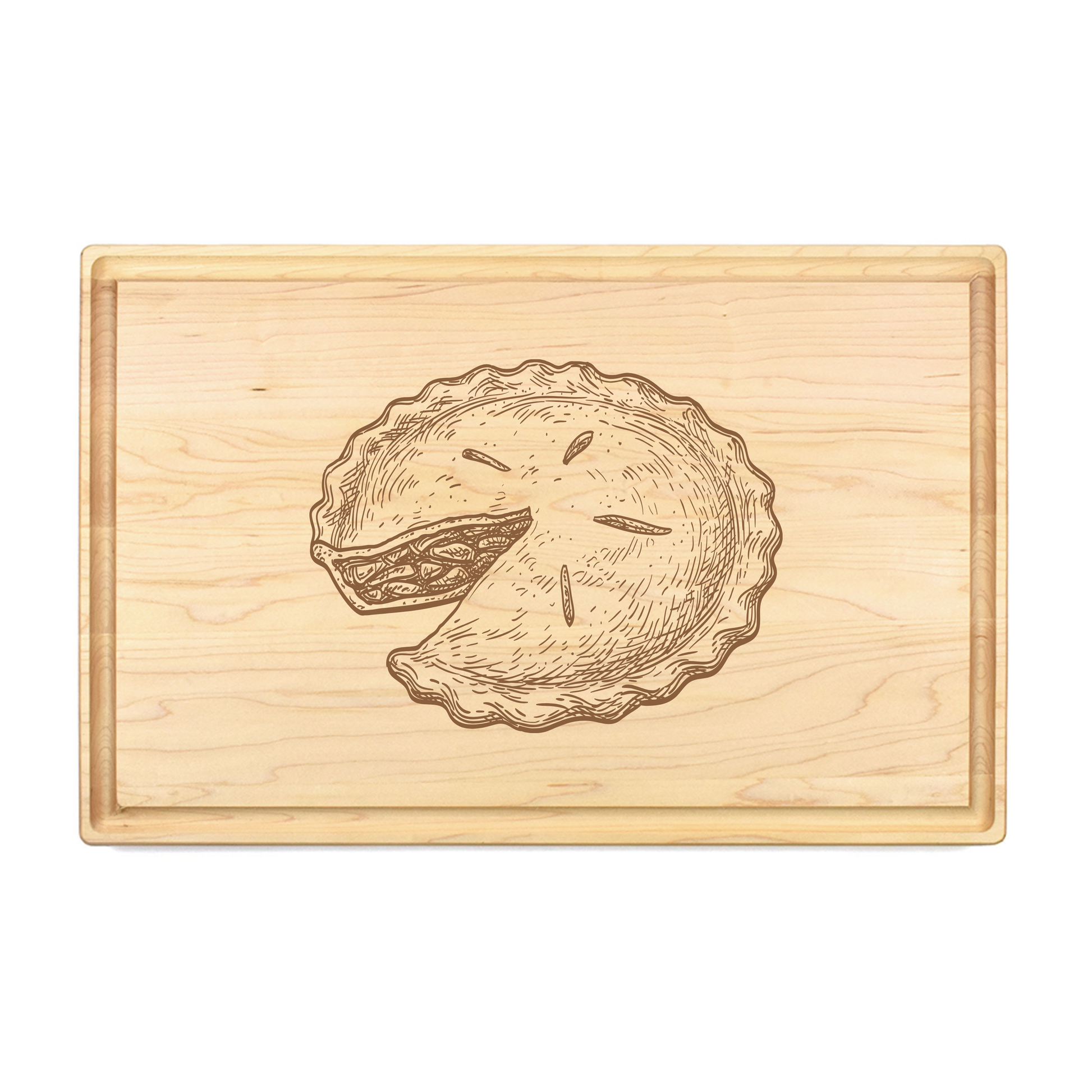 Apple Pie Cutting Board - Premium Cutting Boards from Hipster Lasers - Just $90! Shop now at Hipsterlasers