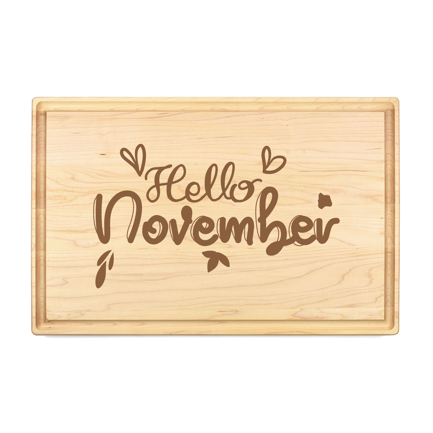 Copy of Hello November Cutting Board - Premium Cutting Boards from Hipsterlasers - Just $90! Shop now at Hipsterlasers