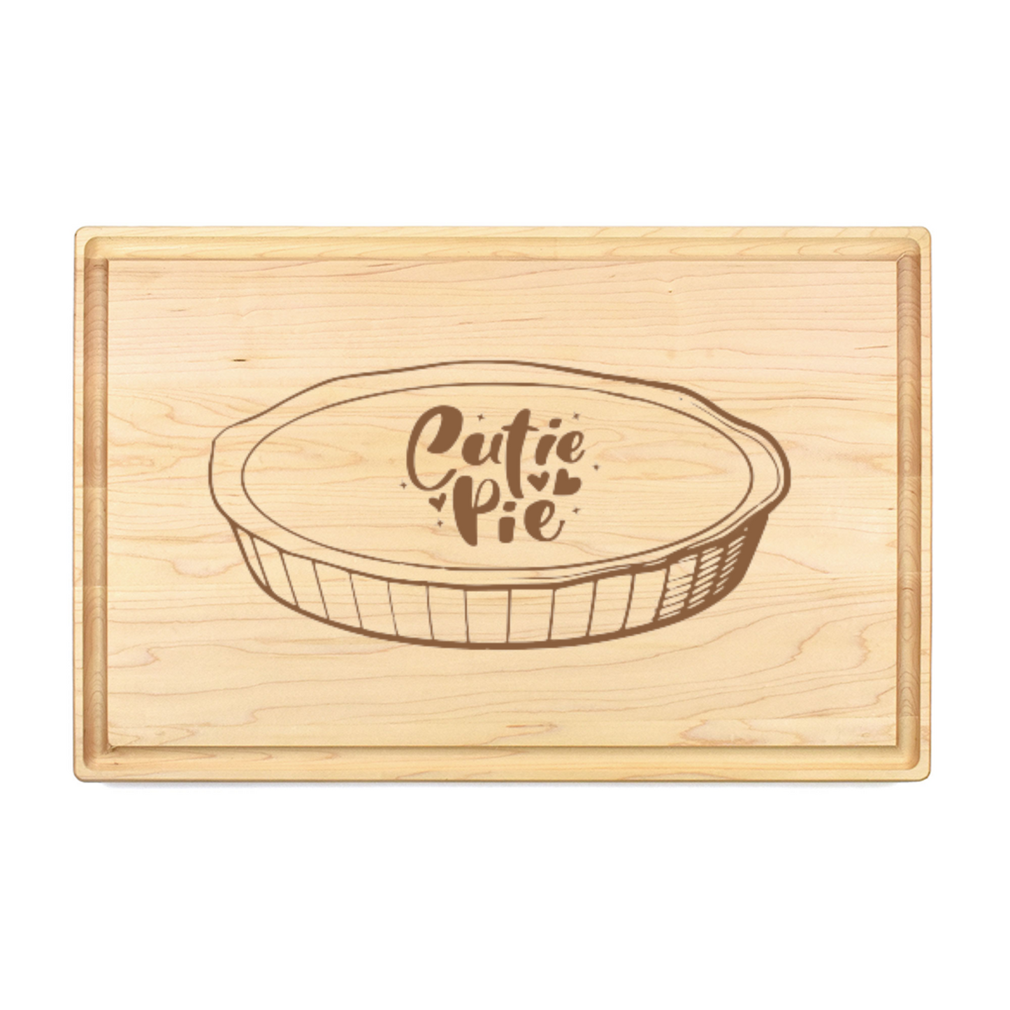 Cutie Pie Cutting Board - Premium Cutting Boards from Hipster Lasers - Just $90! Shop now at Hipster Lasers