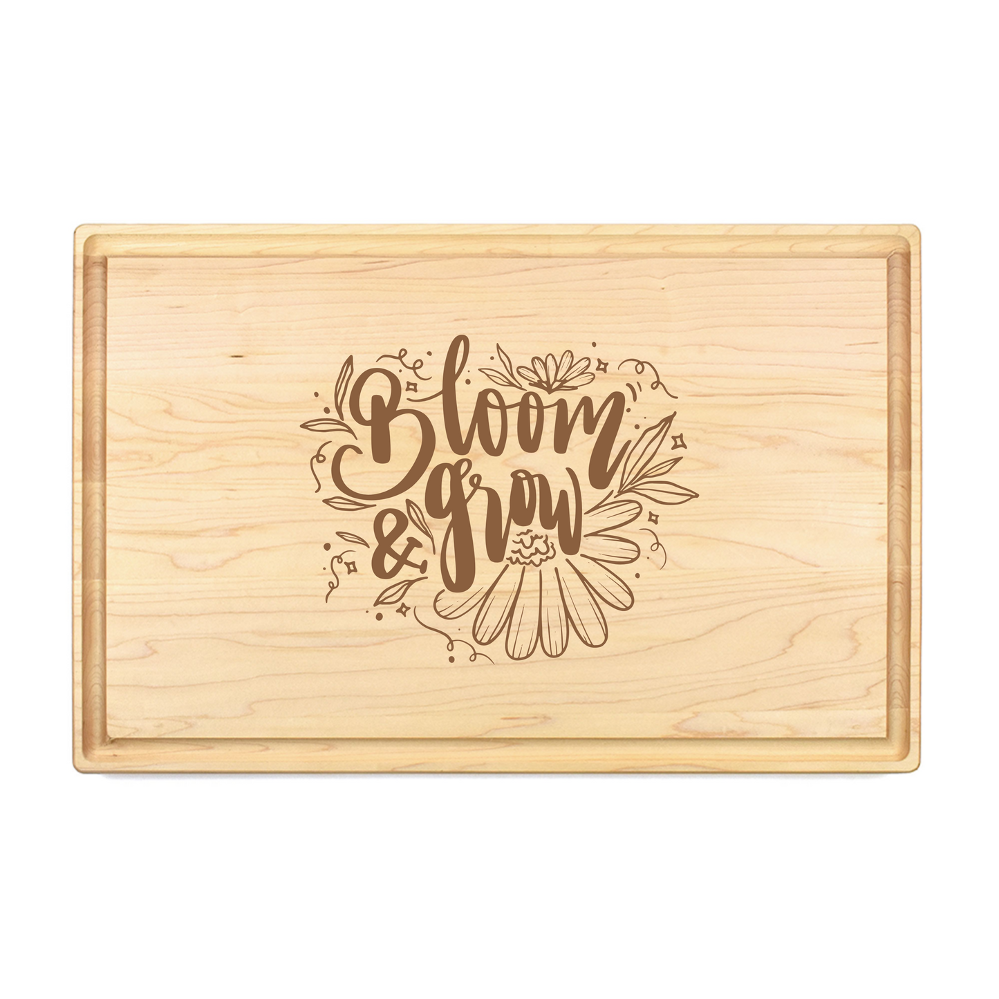 Bloom And Grow Cutting Board - Premium Cutting Boards from Hipster Lasers - Just $90! Shop now at Hipster Lasers