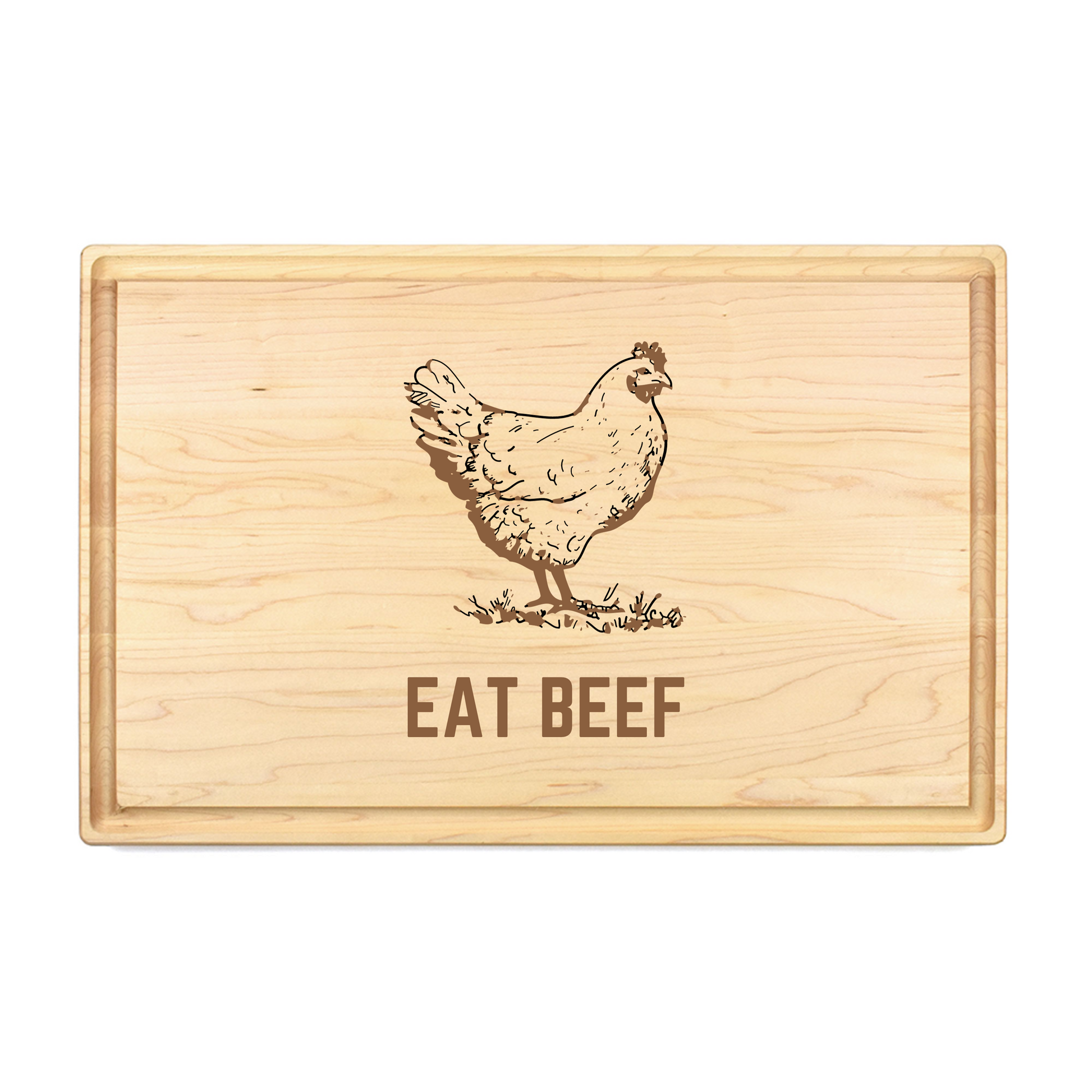 Eat Beef Cutting Board - Premium Cutting Boards from Hipster Lasers - Just $90! Shop now at Hipster Lasers