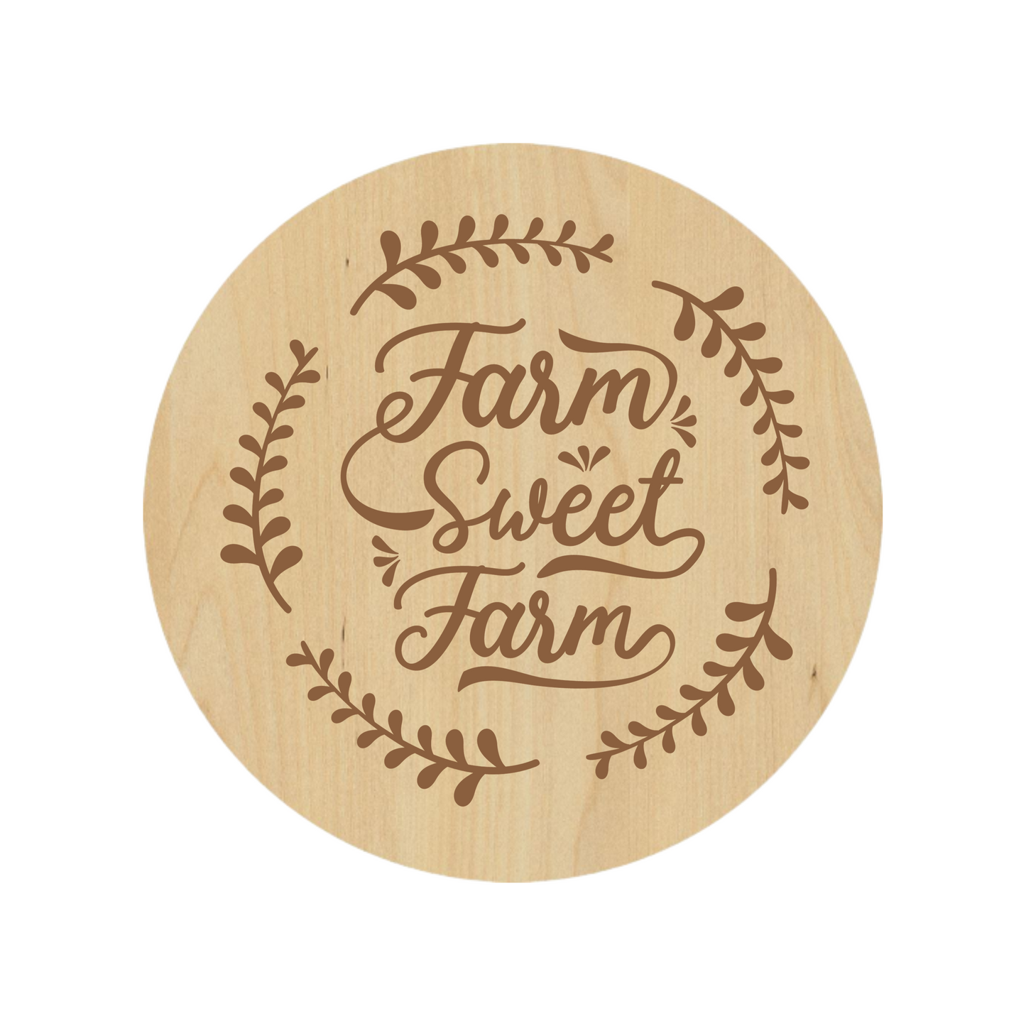 Farm Sweet Farm Coaster - Premium Coasters from Hipster Lasers - Just $10! Shop now at Hipster Lasers