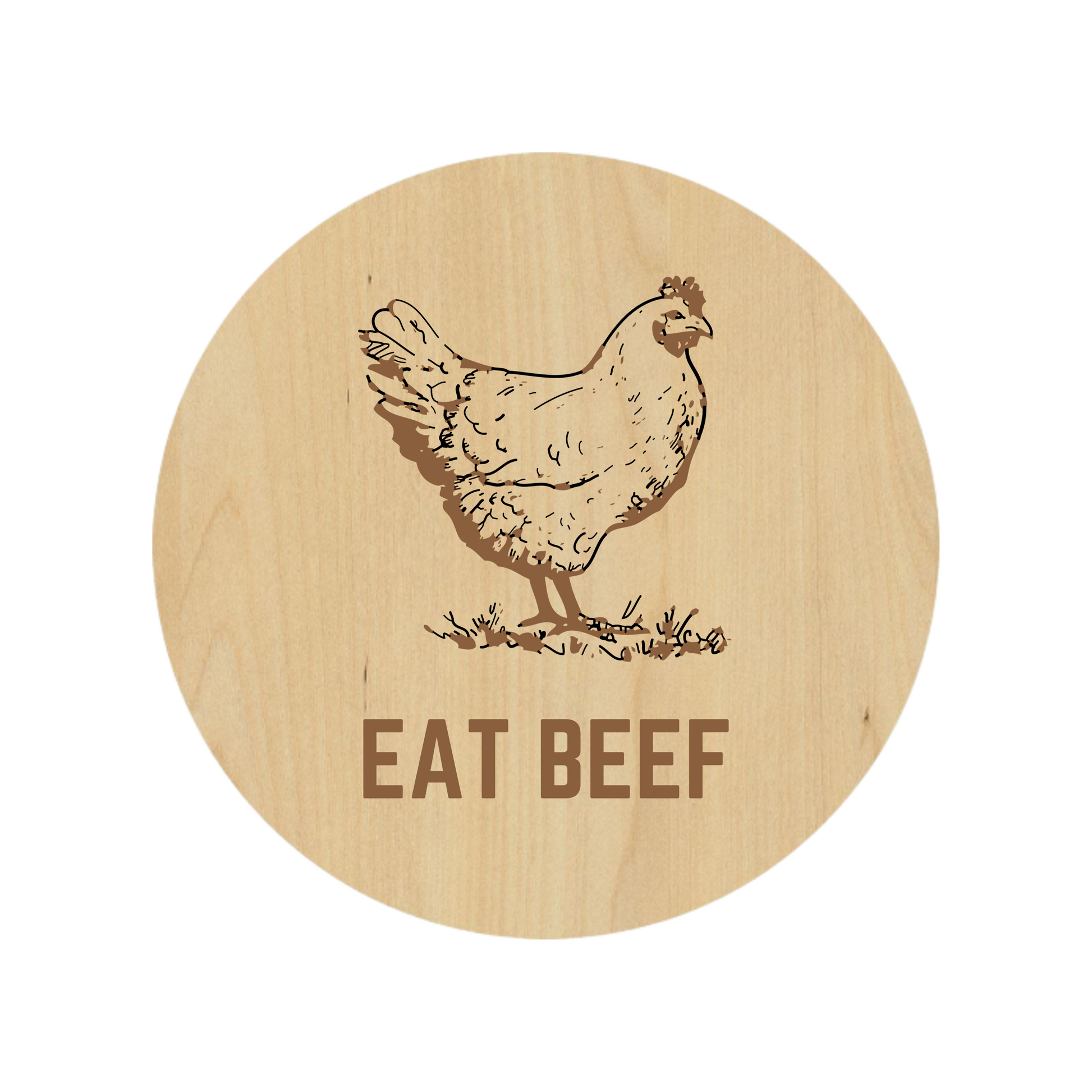 Eat Beef Coasters - Premium Coasters from Hipster Lasers - Just $10! Shop now at Hipster Lasers