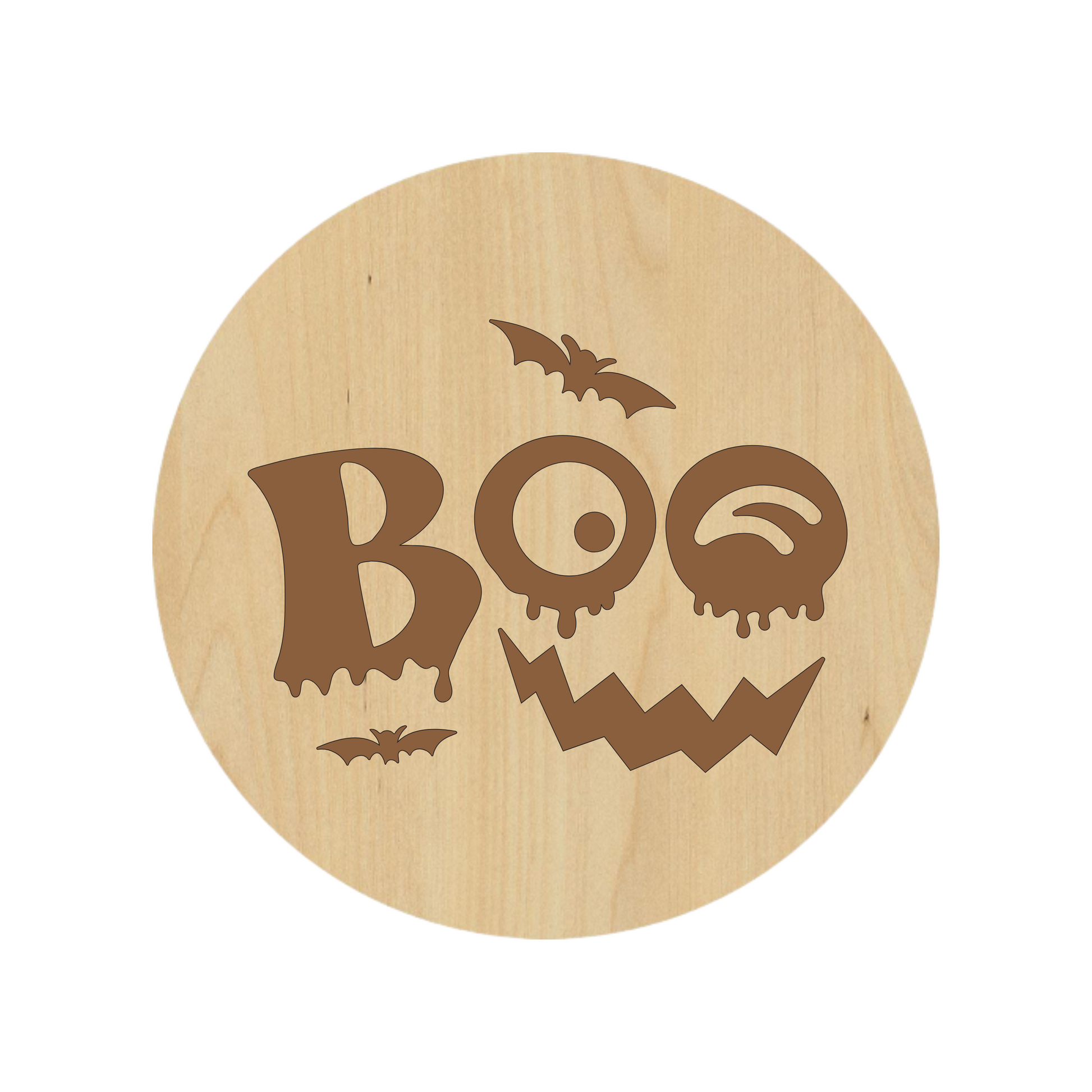 Happy Boo Coaster Set - Premium Coaster from Hipster Lasers - Just $40! Shop now at Hipsterlasers
