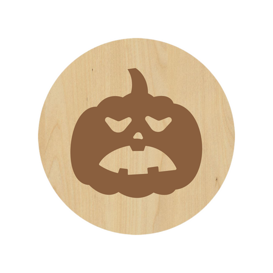 Grumpy Pumpkin Coaster Set - Premium Coaster from Hipster Lasers - Just $40! Shop now at Hipsterlasers