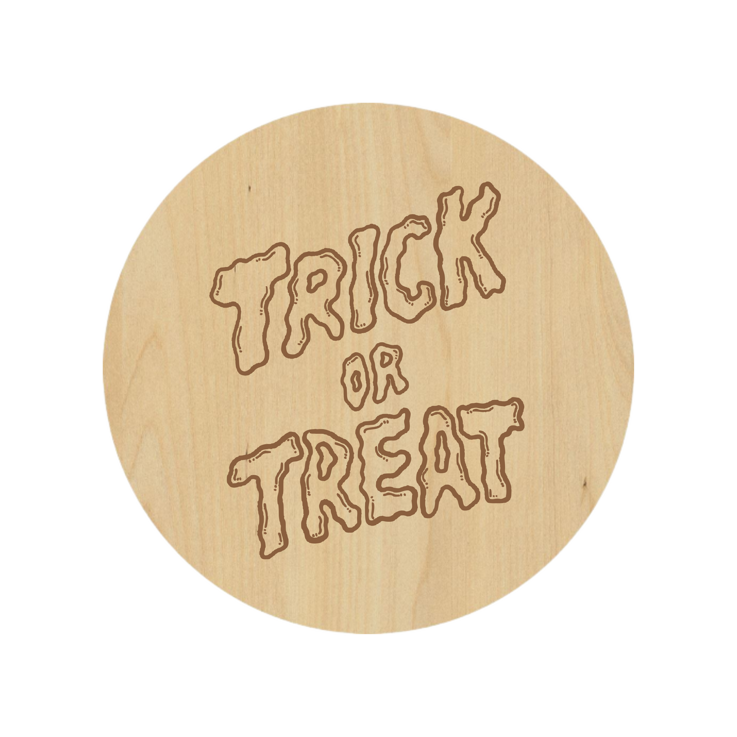 Trick or Treat Coaster Set - Premium Coaster from Hipster Lasers - Just $40! Shop now at Hipsterlasers
