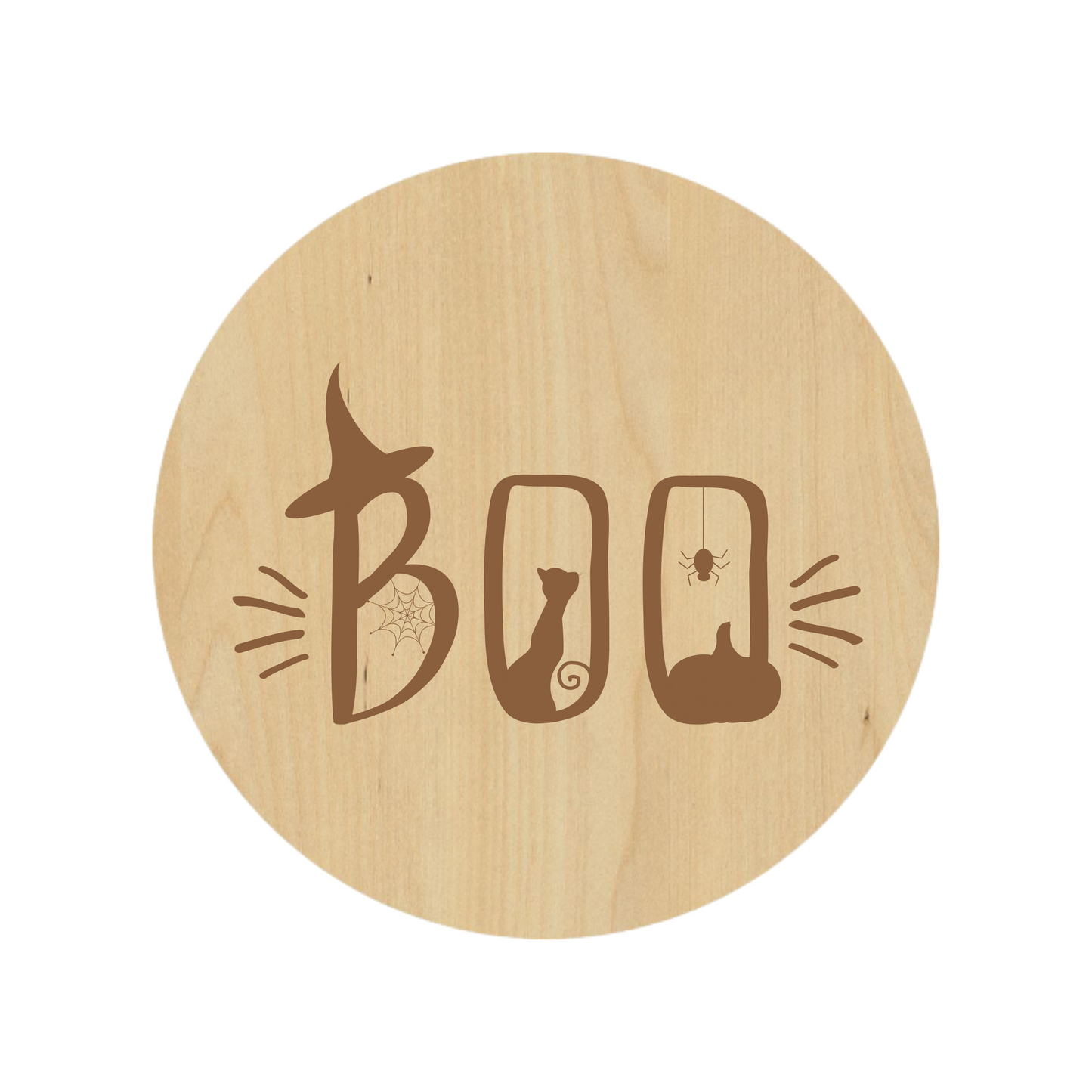 Boo Coaster Set - Premium Coaster from Hipster Lasers - Just $40! Shop now at Hipsterlasers