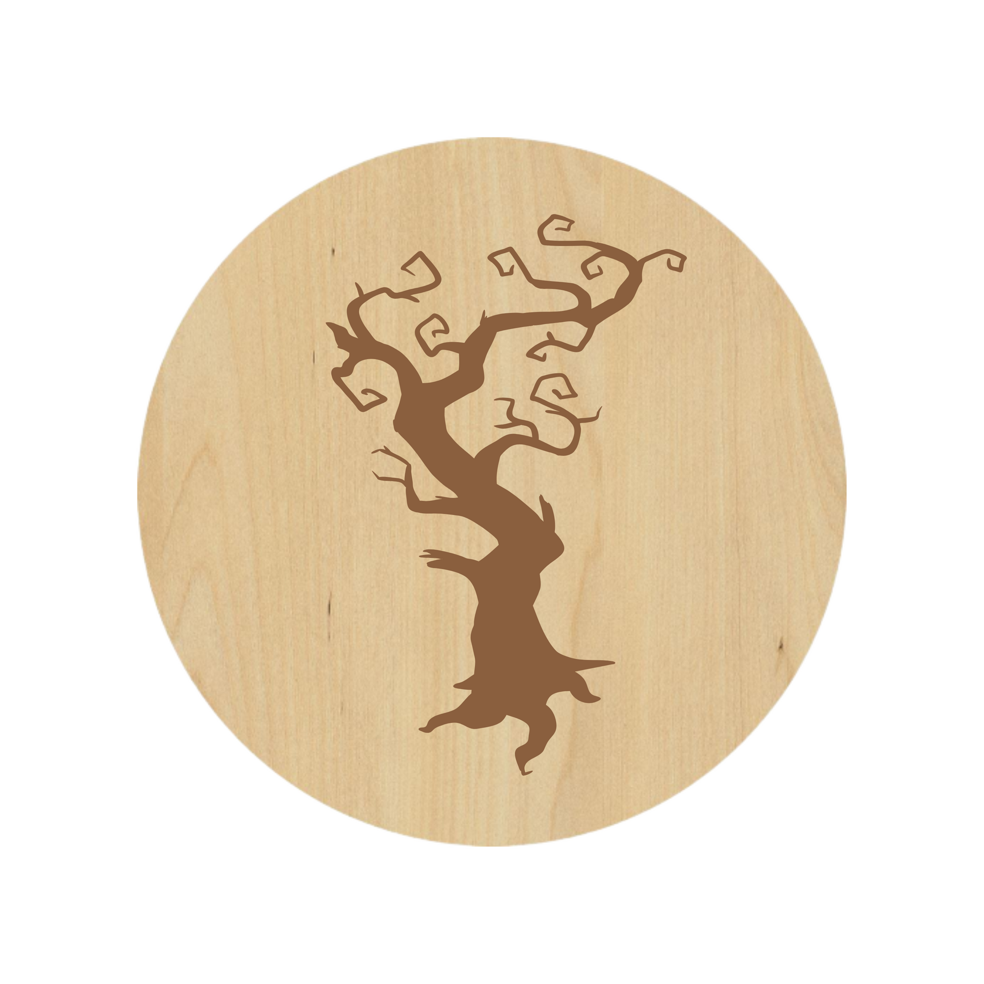 Spooky Tree Coaster Set - Premium Coaster from Hipster Lasers - Just $40! Shop now at Hipsterlasers