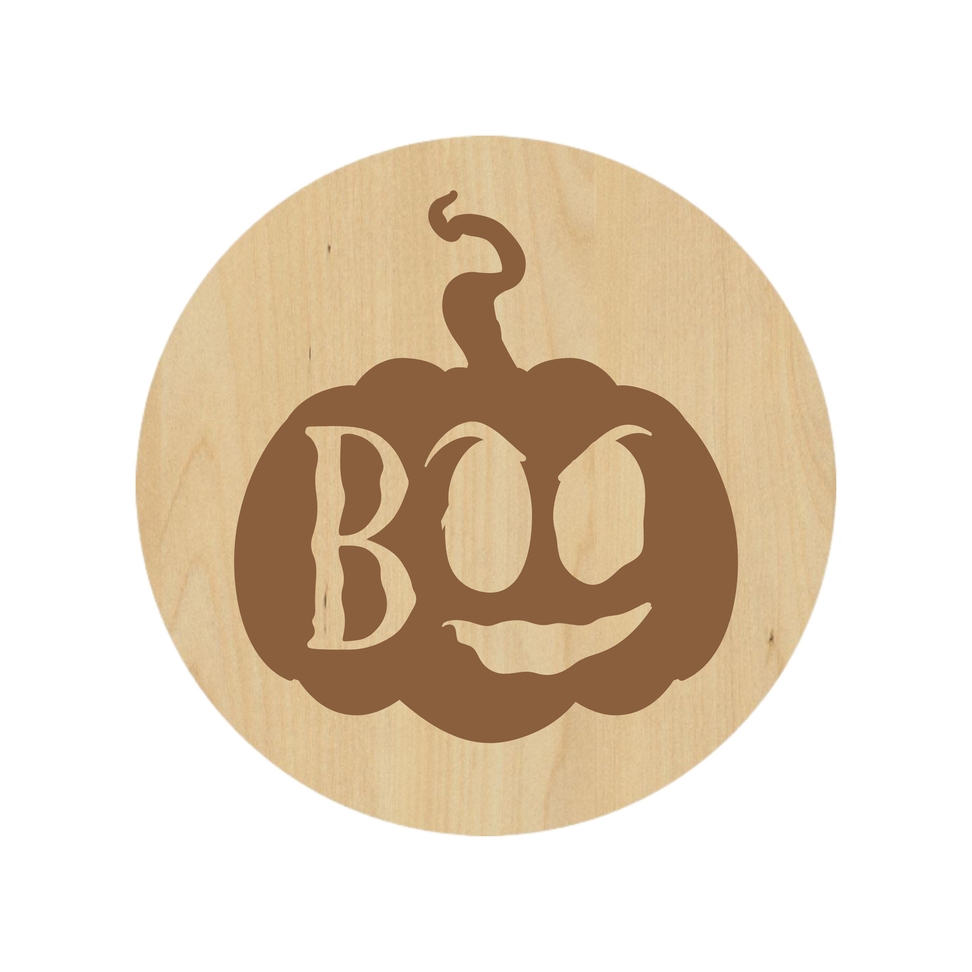 Boo Jack-O-Lantern Coaster Set - Premium Coaster from Hipster Lasers - Just $40! Shop now at Hipsterlasers
