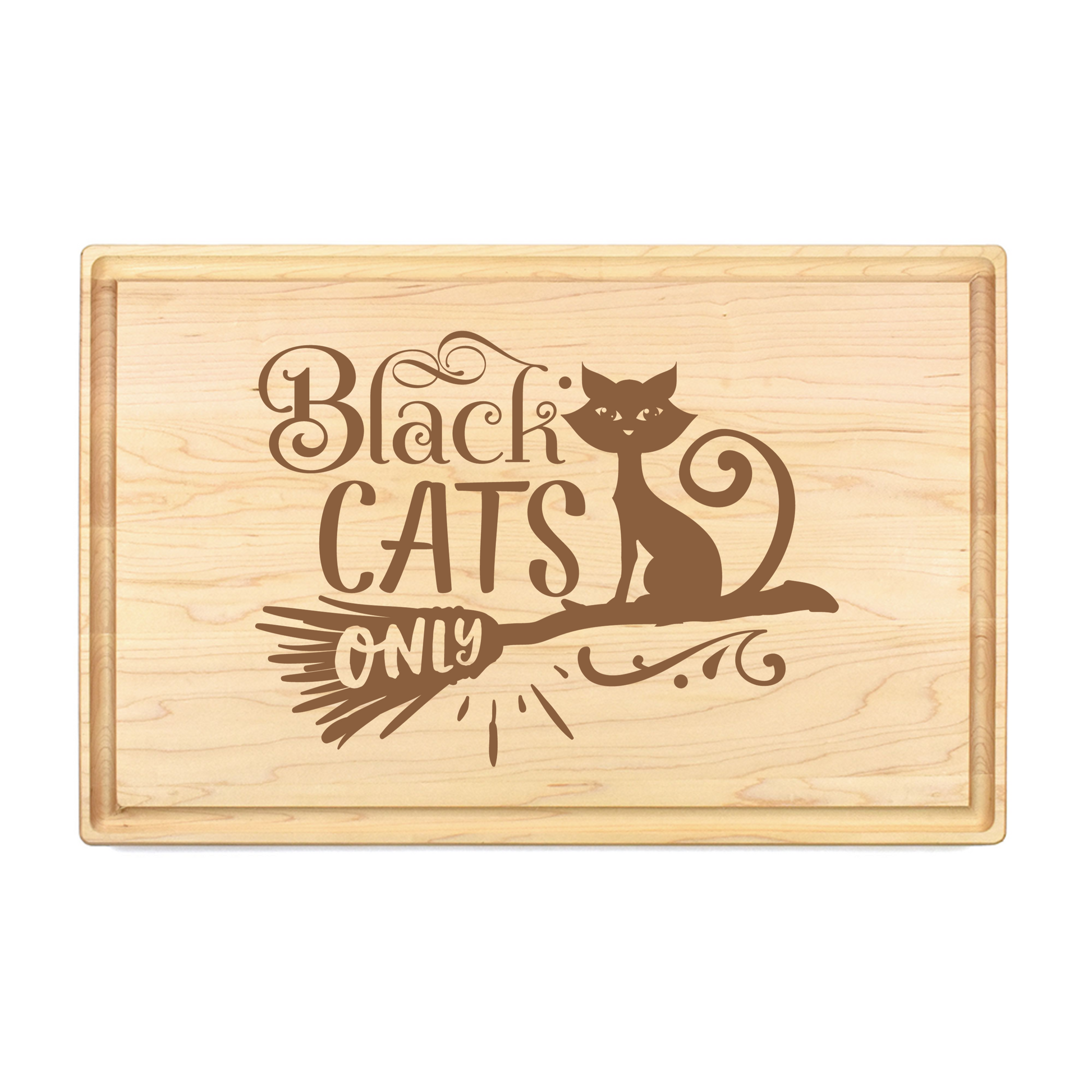 Black Cats Only Cutting Board - Premium Cutting Boards from Hipsterlasers - Just $90! Shop now at Hipsterlasers