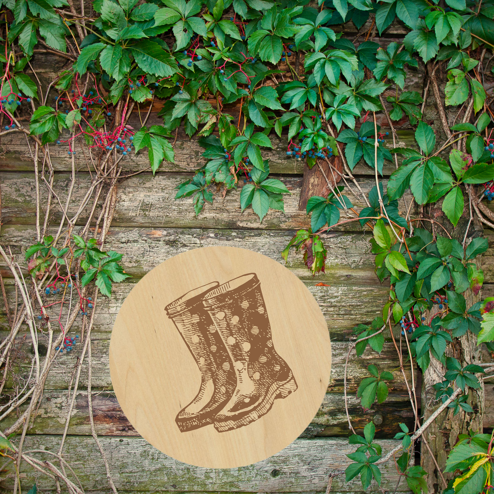 Rainy Days Coaster - Premium Coasters from Hipster Lasers - Just $10! Shop now at Hipster Lasers