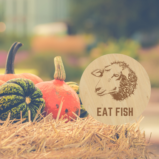 Eat Fish Coasters - Premium Coasters from Hipster Lasers - Just $10! Shop now at Hipster Lasers