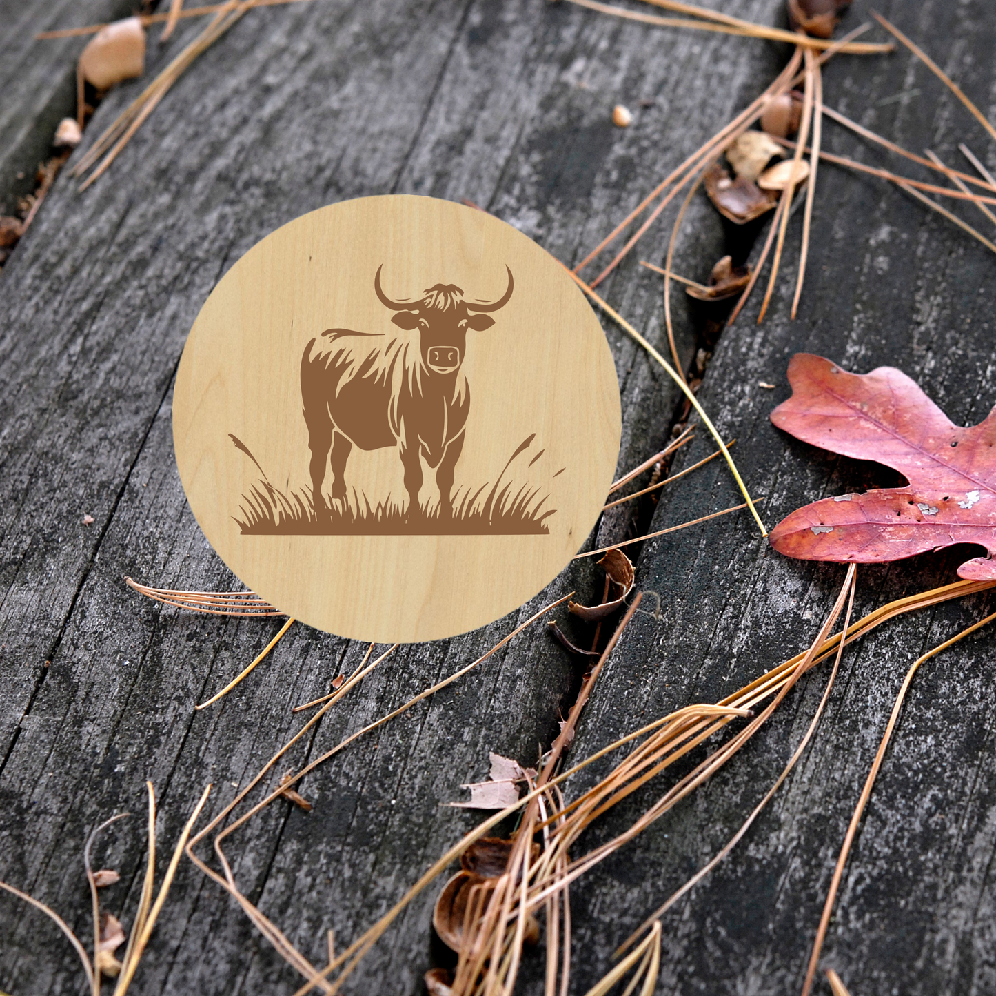 Calm Meadow Coaster - Premium Coasters from Hipster Lasers - Just $10! Shop now at Hipster Lasers